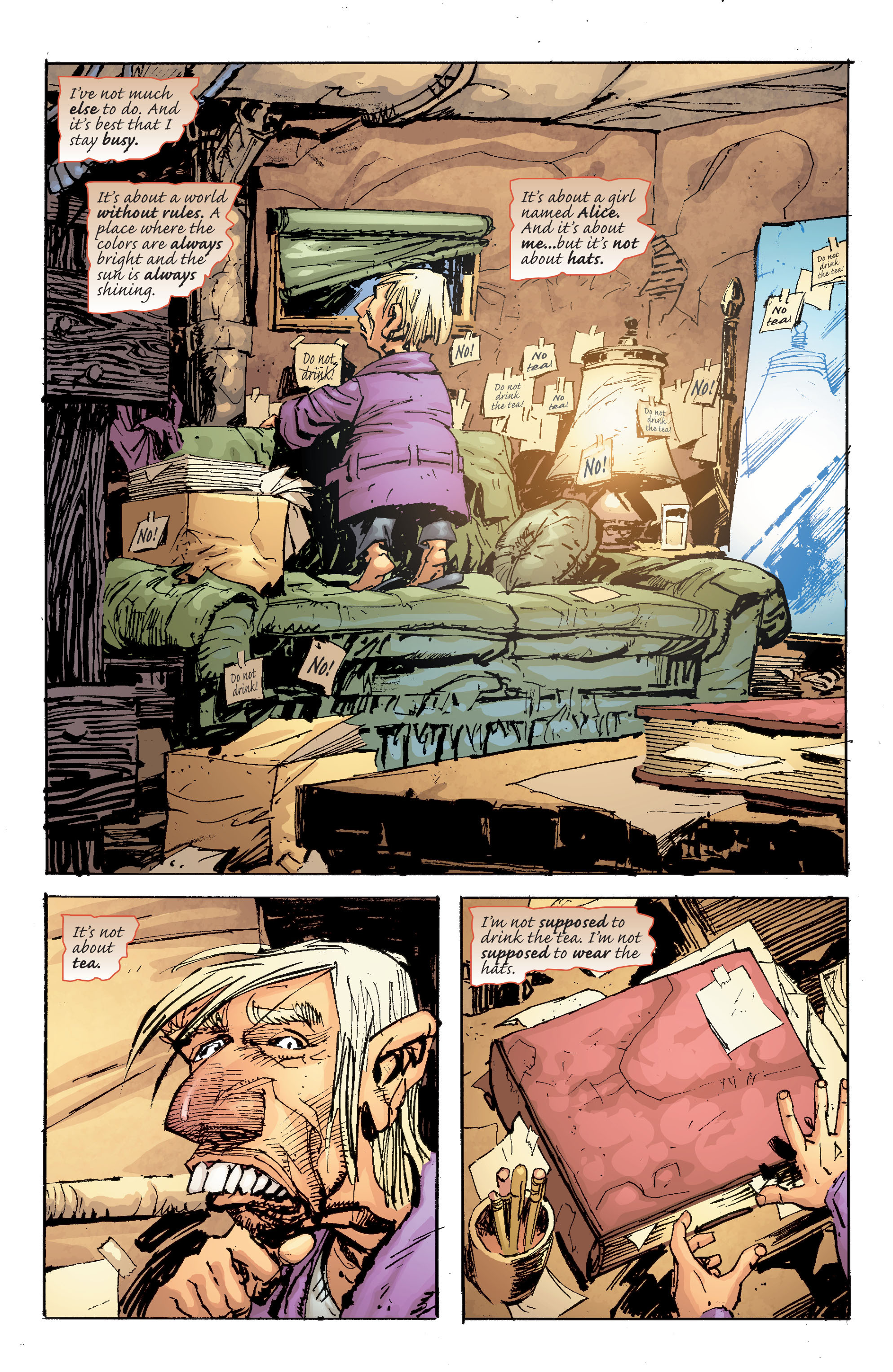 Read online Joker's Asylum II: Mad Hatter comic -  Issue # Full - 4