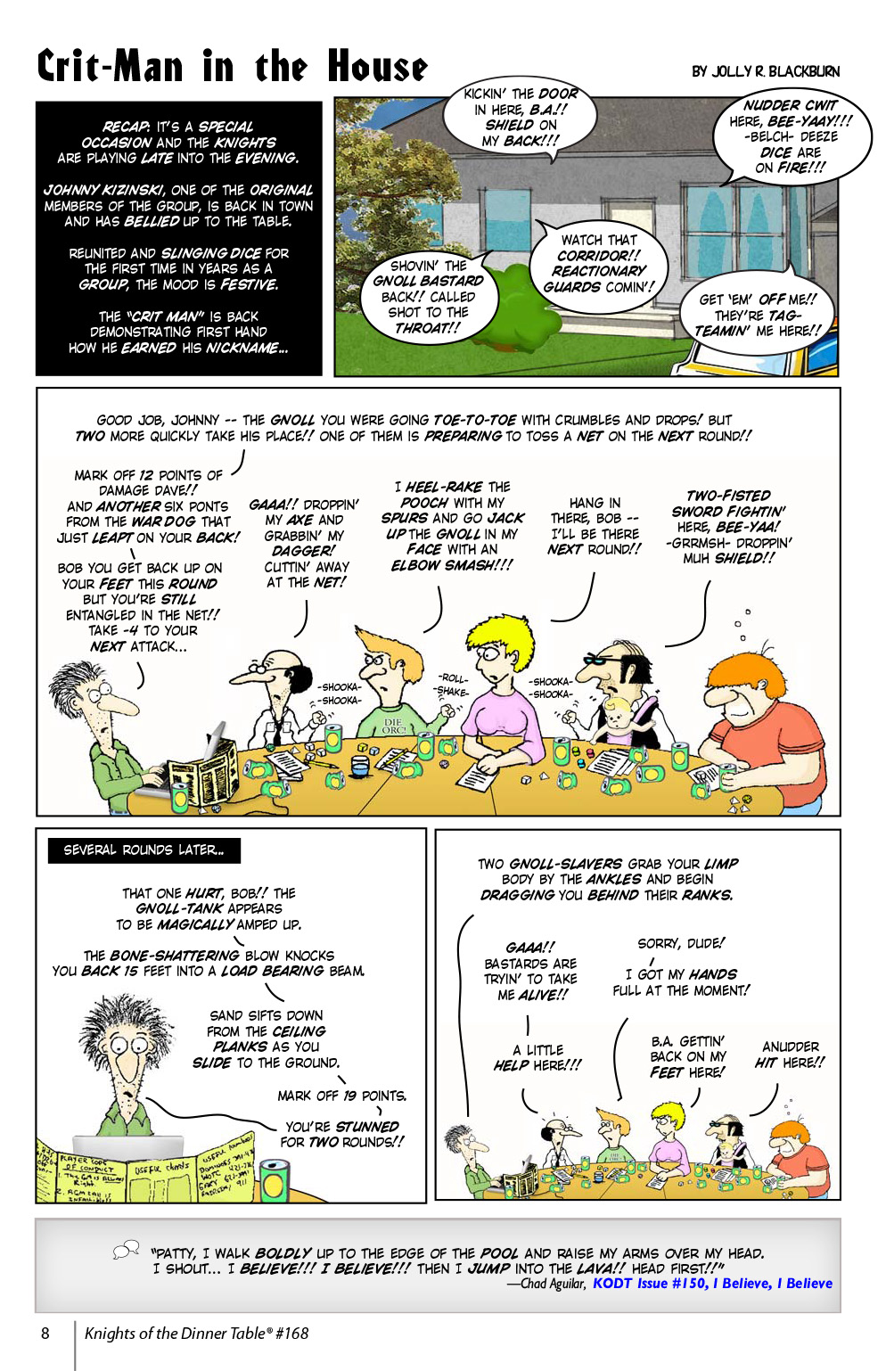 Read online Knights of the Dinner Table comic -  Issue #168 - 10