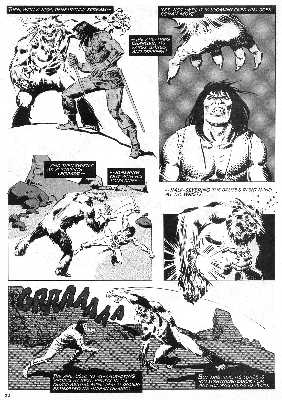 Read online The Savage Sword Of Conan comic -  Issue #32 - 22