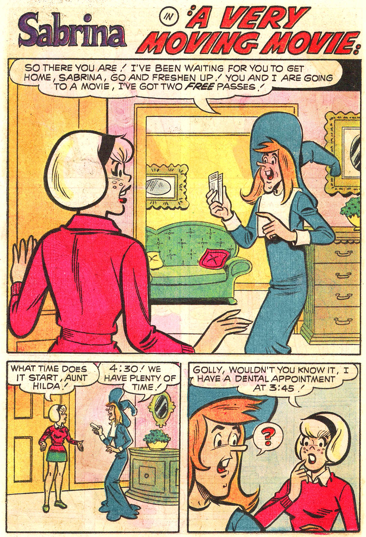 Read online Sabrina The Teenage Witch (1971) comic -  Issue #31 - 16