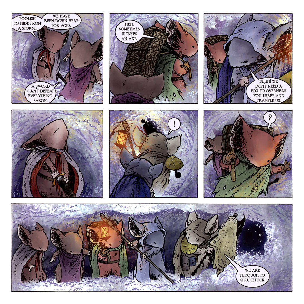 Read online Mouse Guard: Winter 1152 comic -  Issue #1 - 6