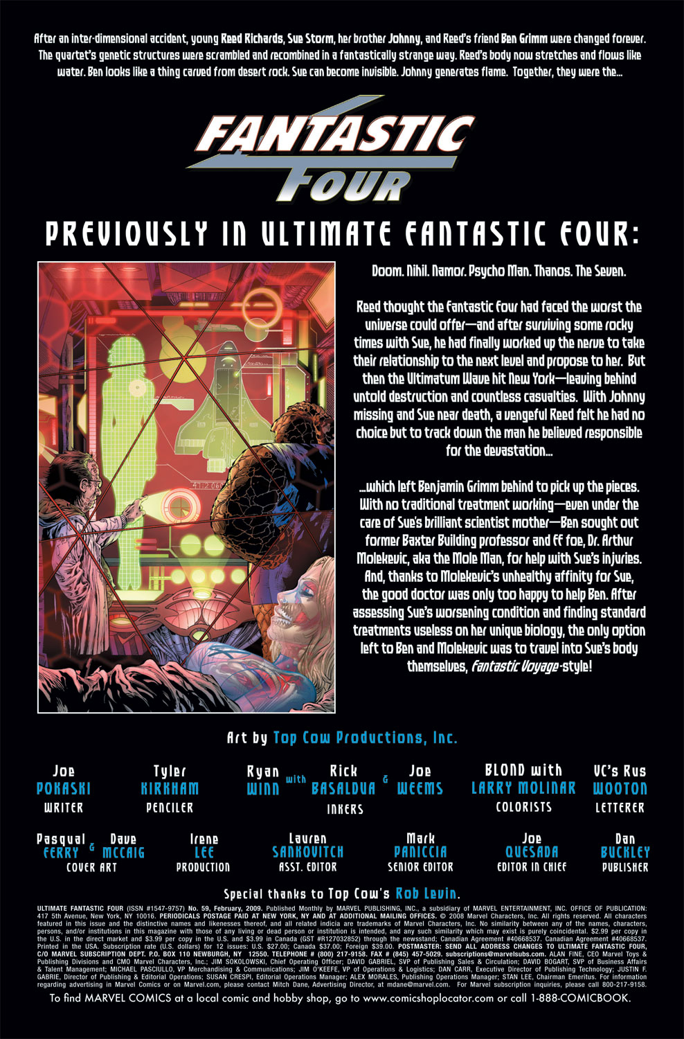 Read online Ultimate Fantastic Four (2004) comic -  Issue #59 - 2