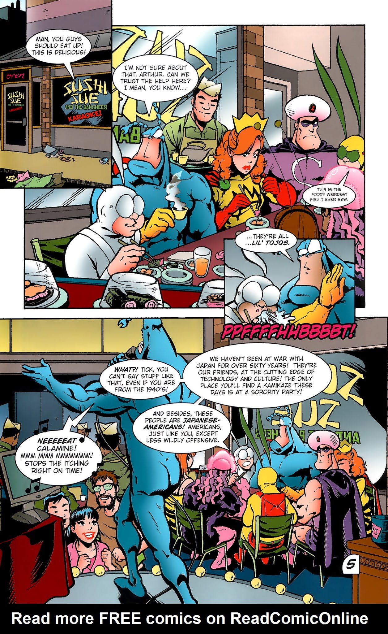 Read online The Tick New Series comic -  Issue #6 - 7