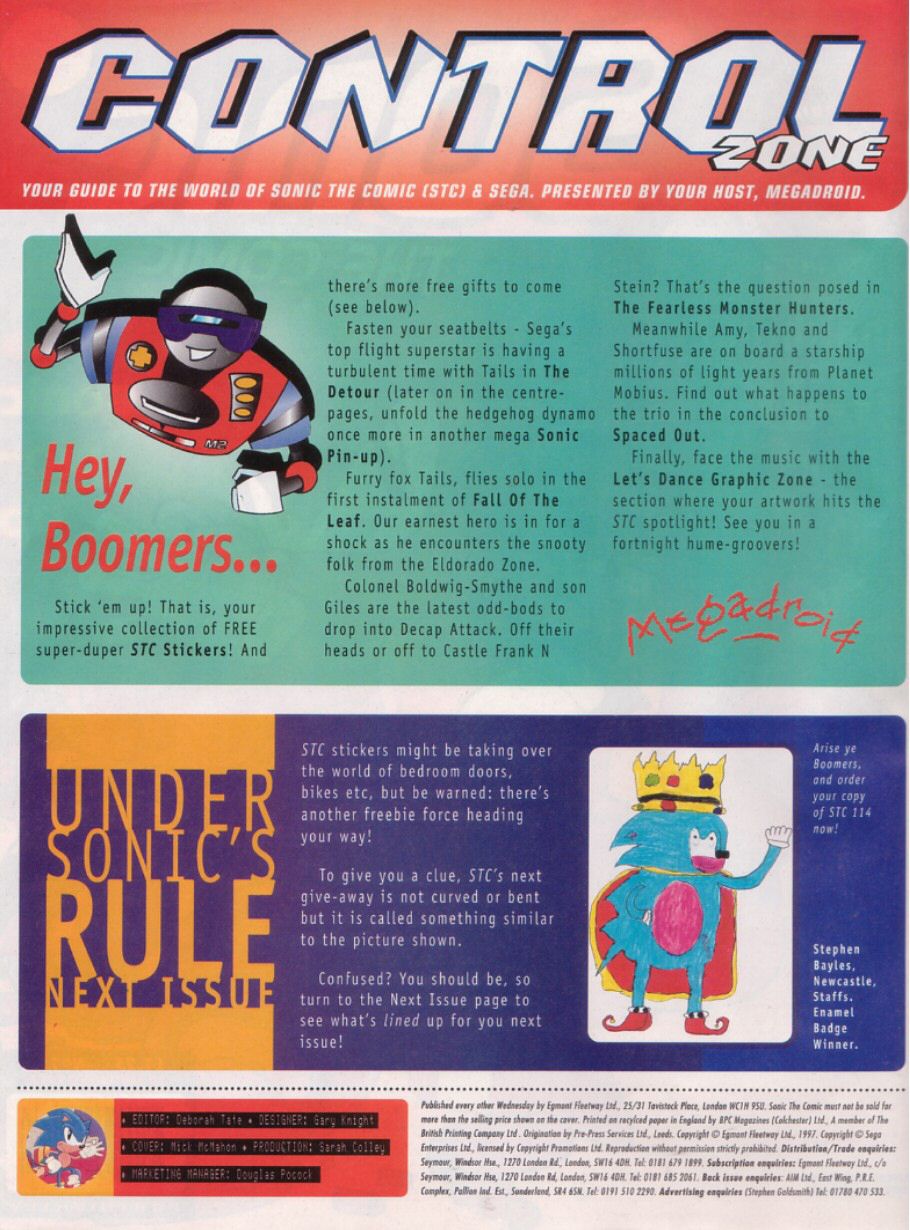 Read online Sonic the Comic comic -  Issue #113 - 2