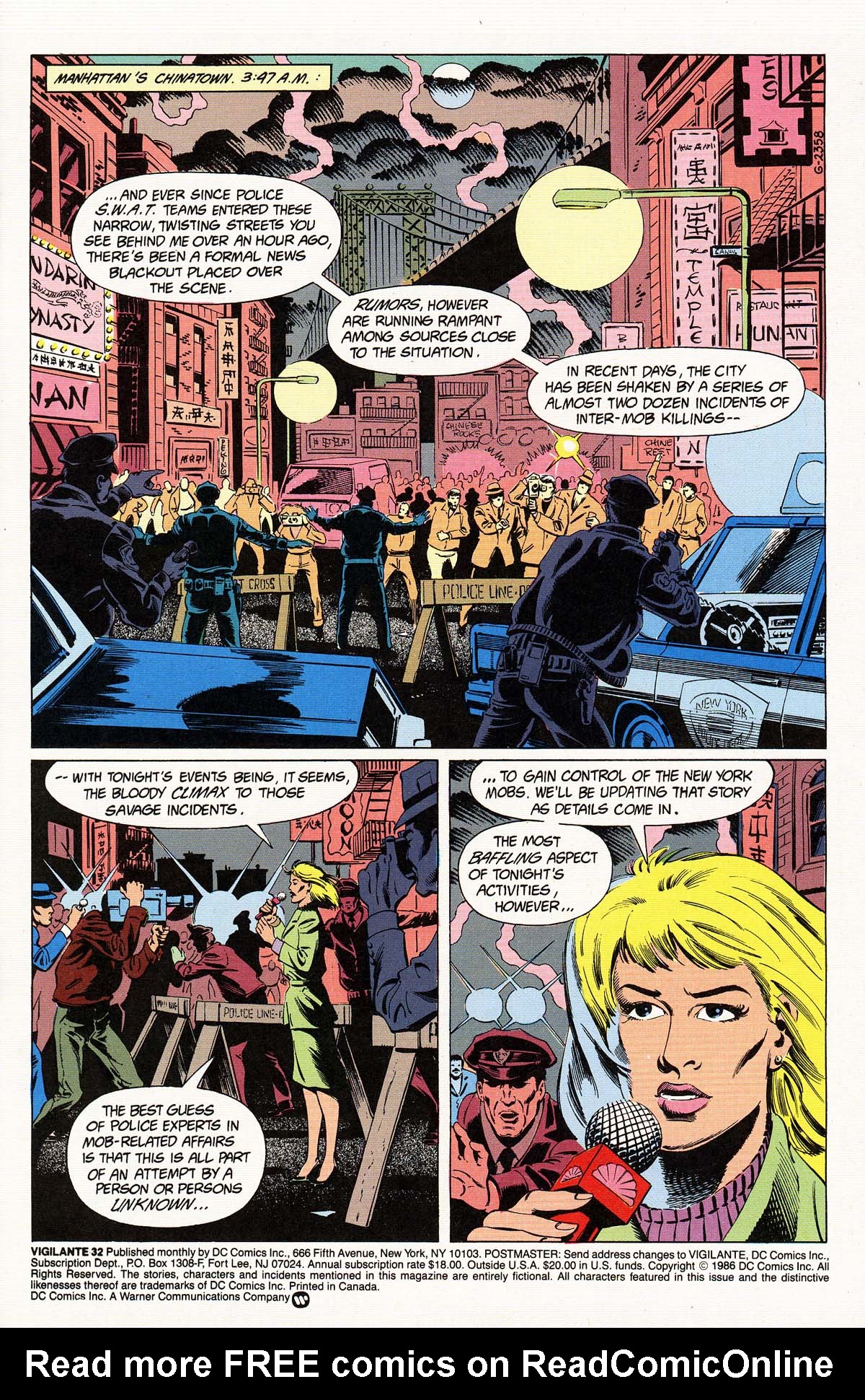 Read online Vigilante (1983) comic -  Issue #32 - 3