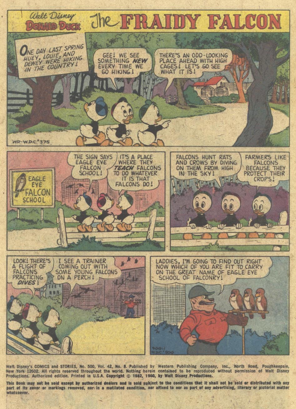 Read online Walt Disney's Comics and Stories comic -  Issue #500 - 3