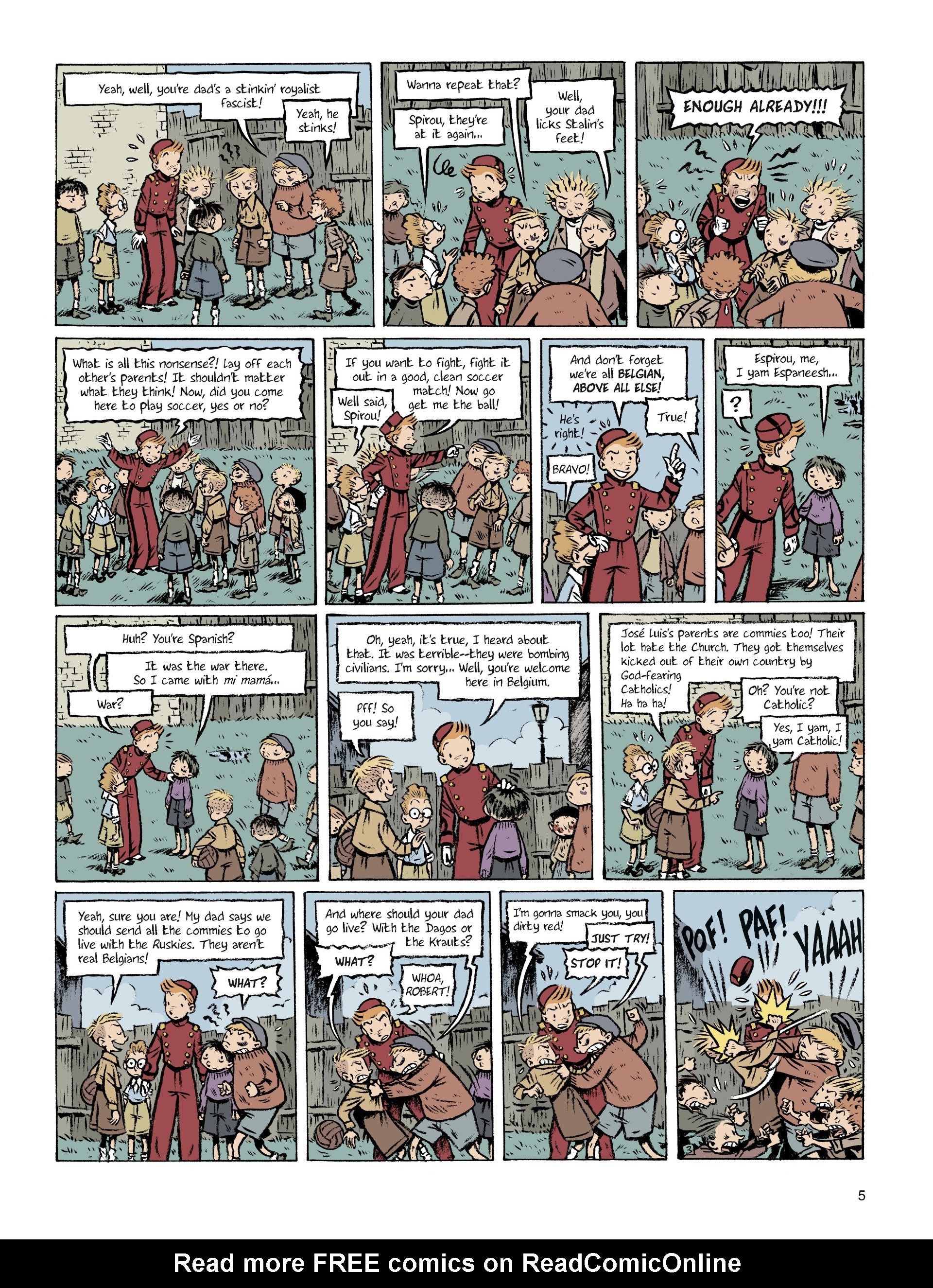 Read online Spirou: The Diary of a Naive Young Man comic -  Issue # TPB - 5