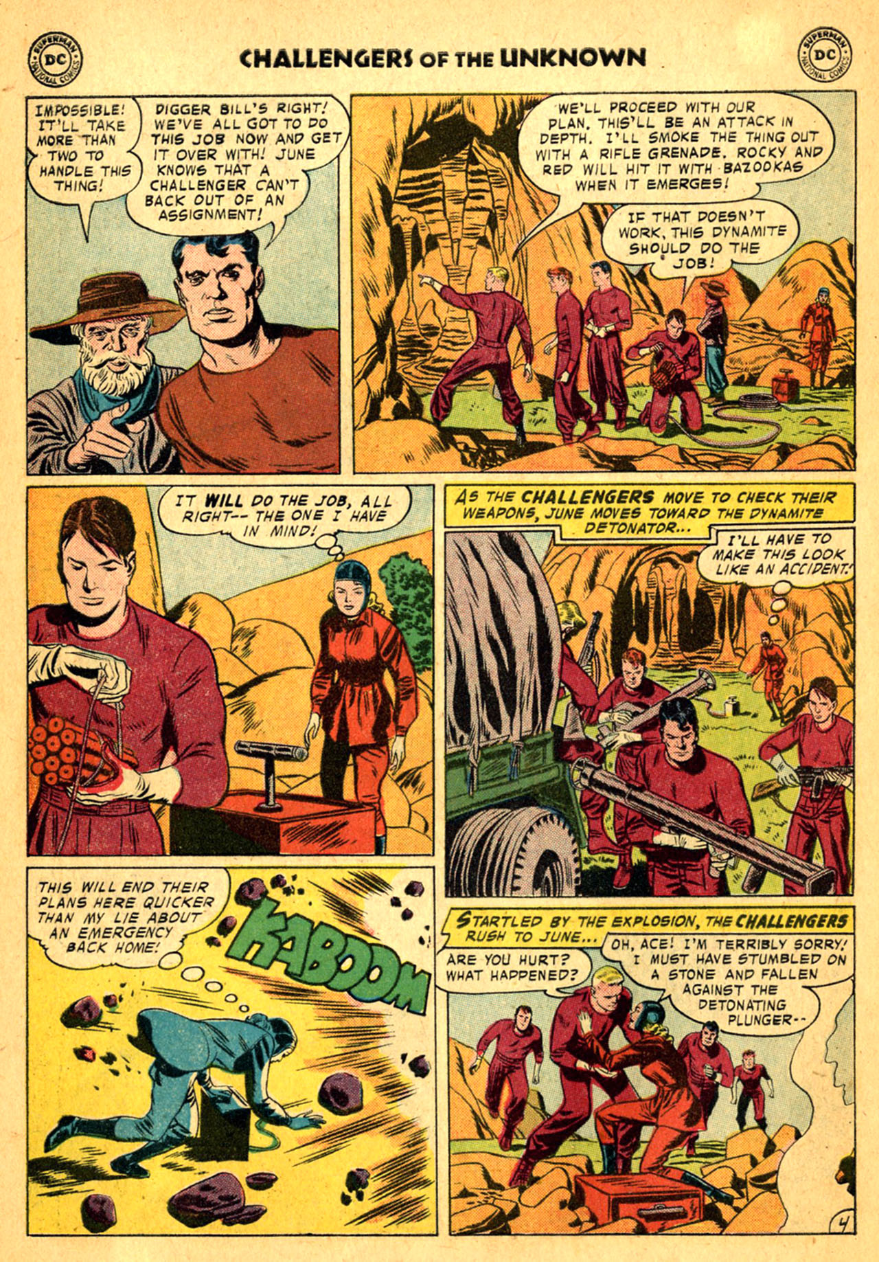 Read online Challengers of the Unknown (1958) comic -  Issue #2 - 6