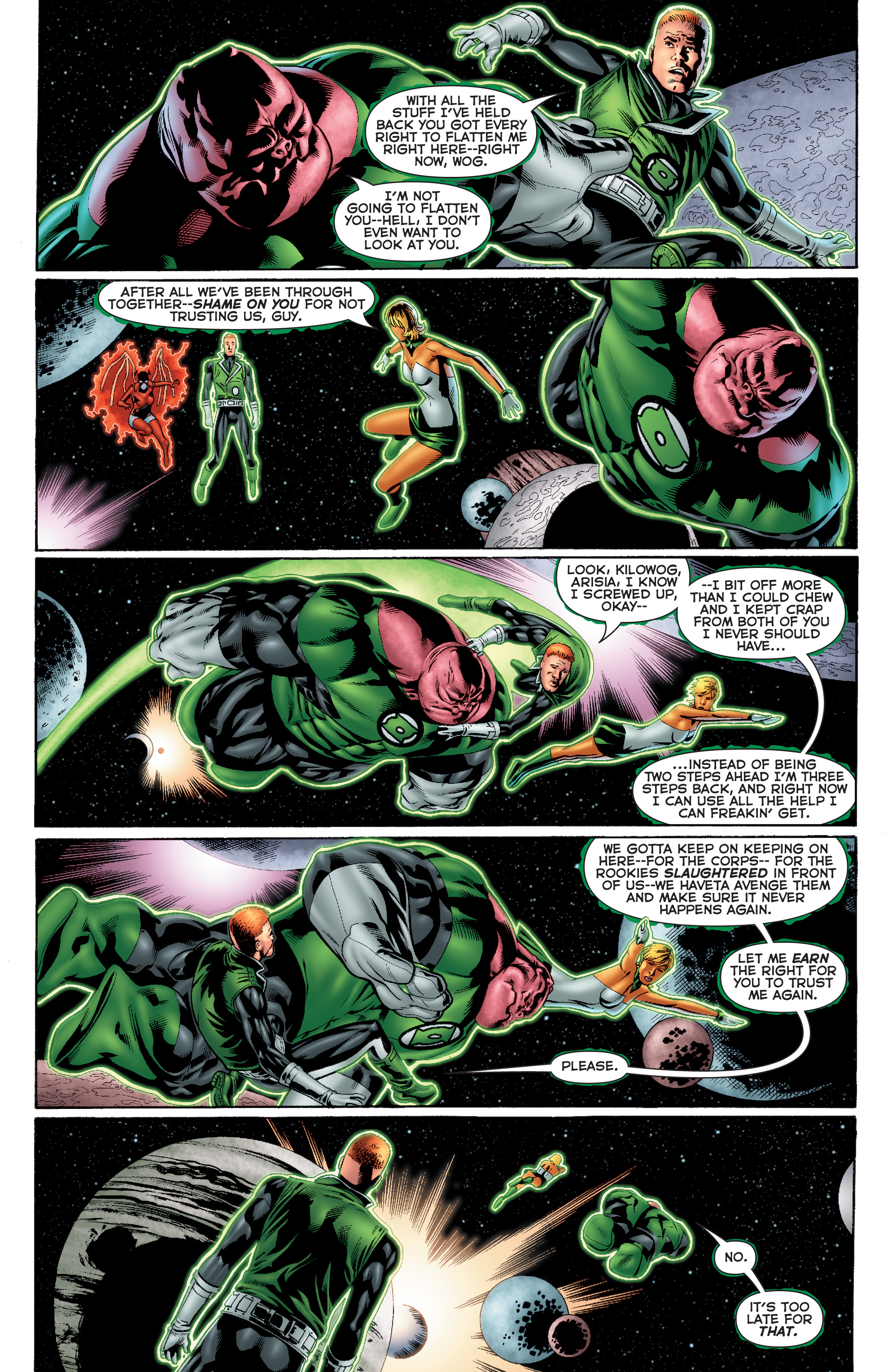 Read online Green Lantern: Emerald Warriors comic -  Issue #6 - 7