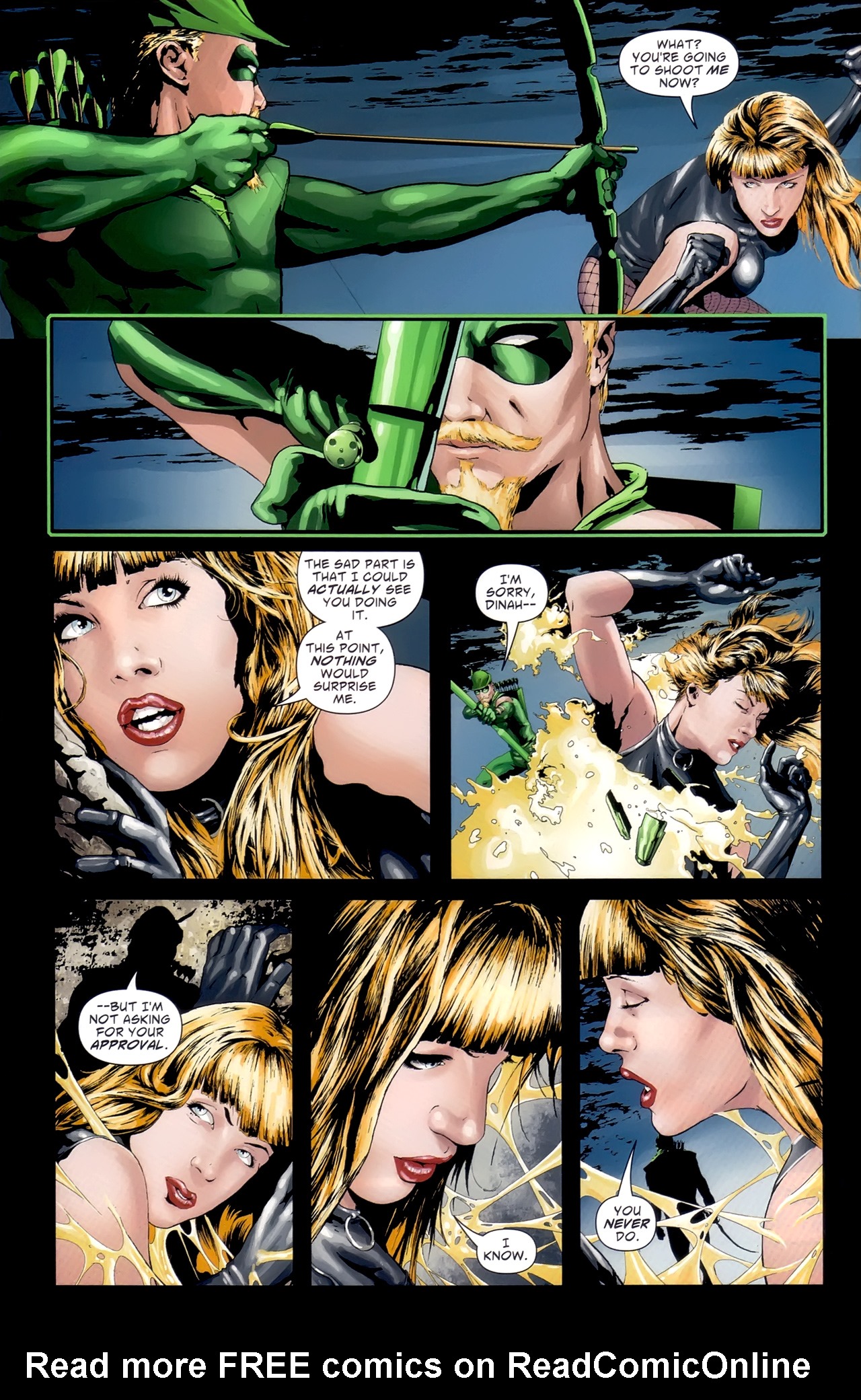 Read online Green Arrow/Black Canary comic -  Issue #31 - 10
