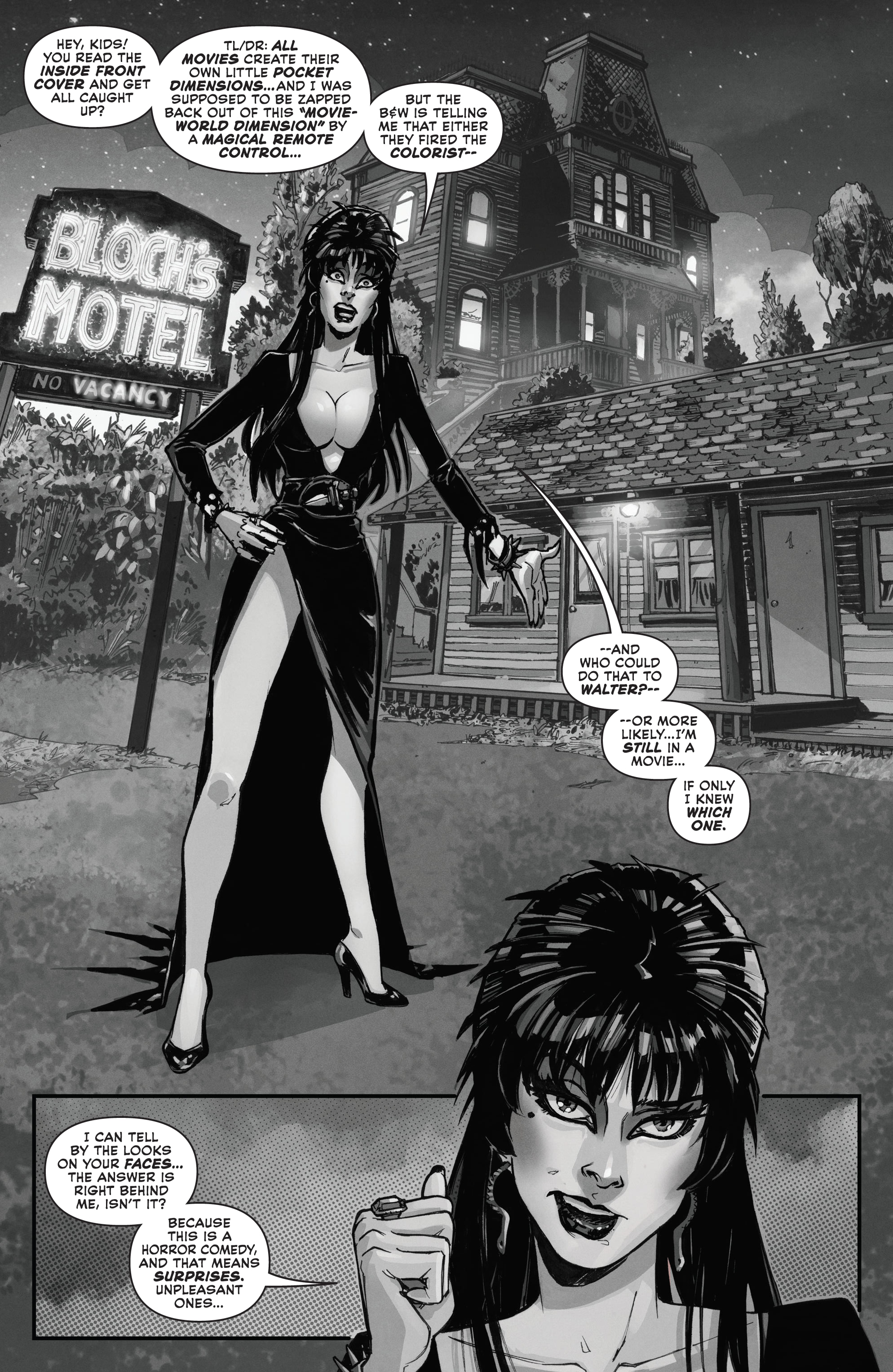 Read online Elvira in Horrorland comic -  Issue #1 - 6