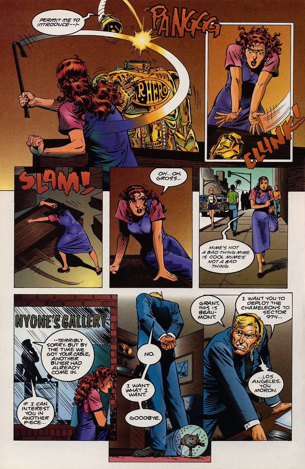 Read online Neil Gaiman's Mr. Hero - The Newmatic Man (1995) comic -  Issue #1 - 21