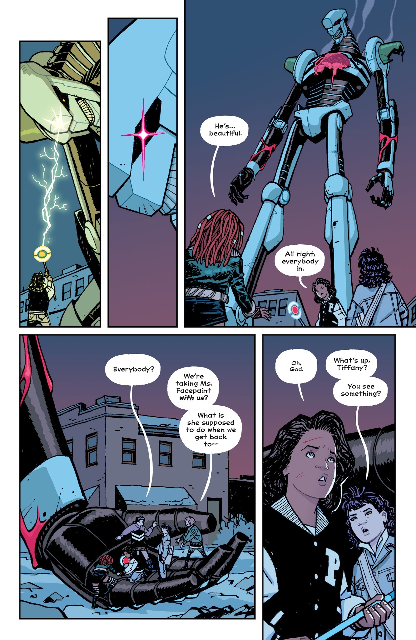 Read online Paper Girls comic -  Issue #20 - 21