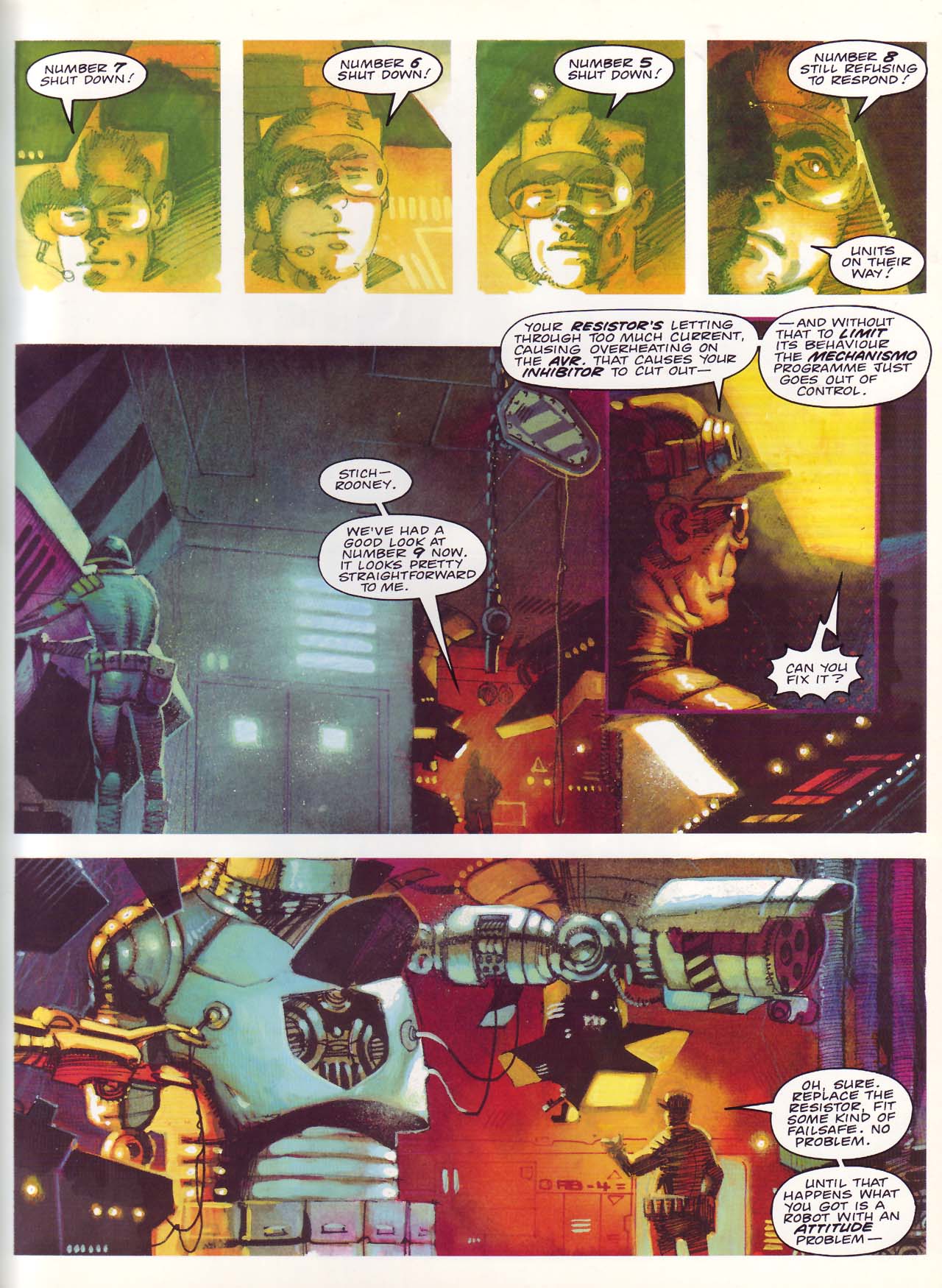 Read online Judge Dredd: Mechanismo comic -  Issue # TPB - 52