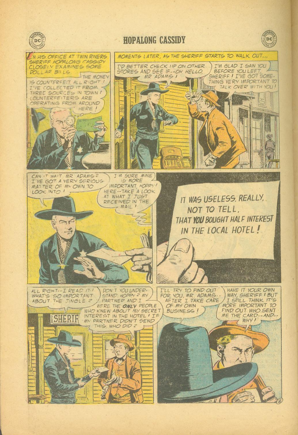 Read online Hopalong Cassidy comic -  Issue #105 - 26