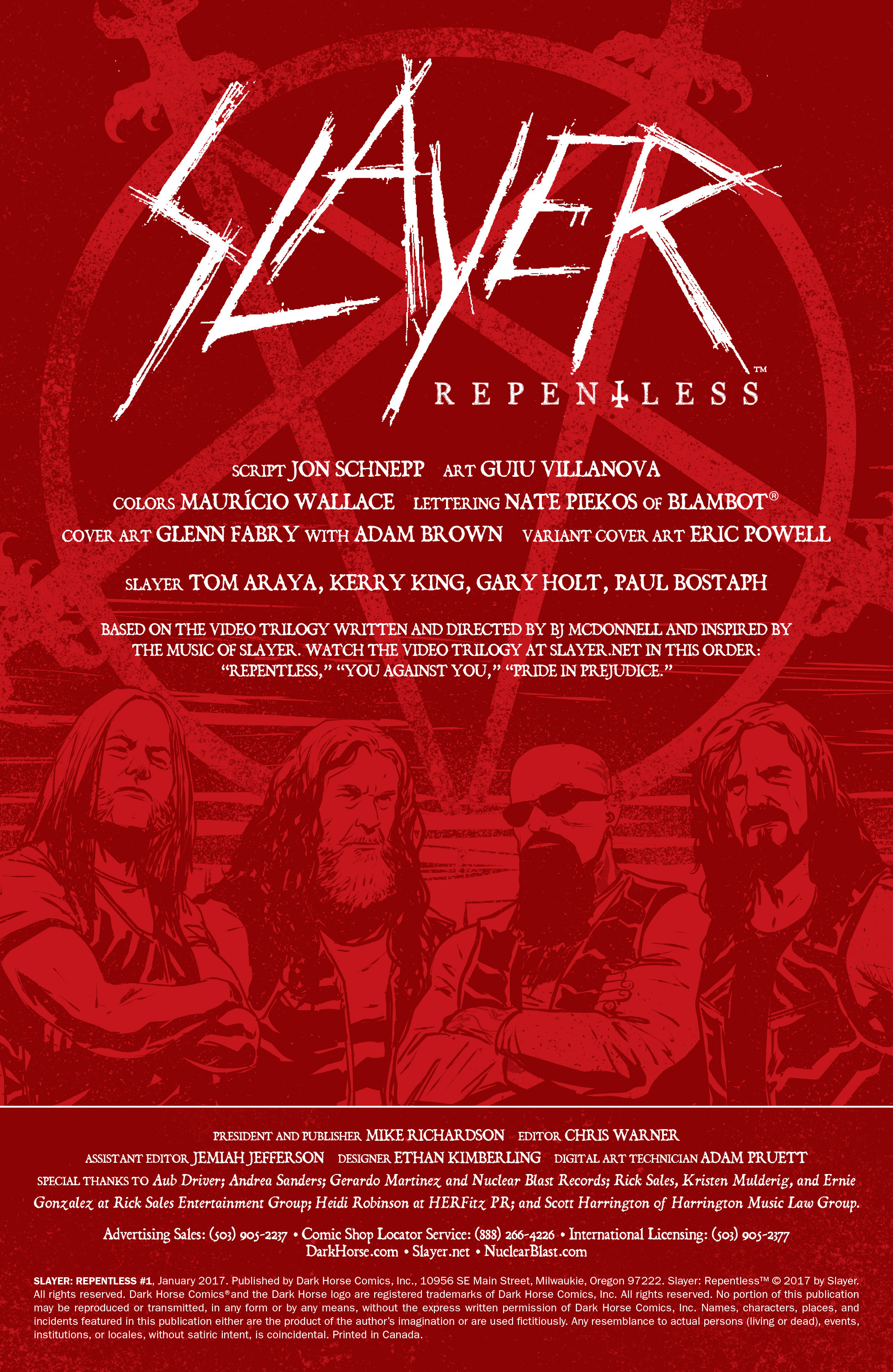 Read online Slayer: Repentless comic -  Issue #1 - 3