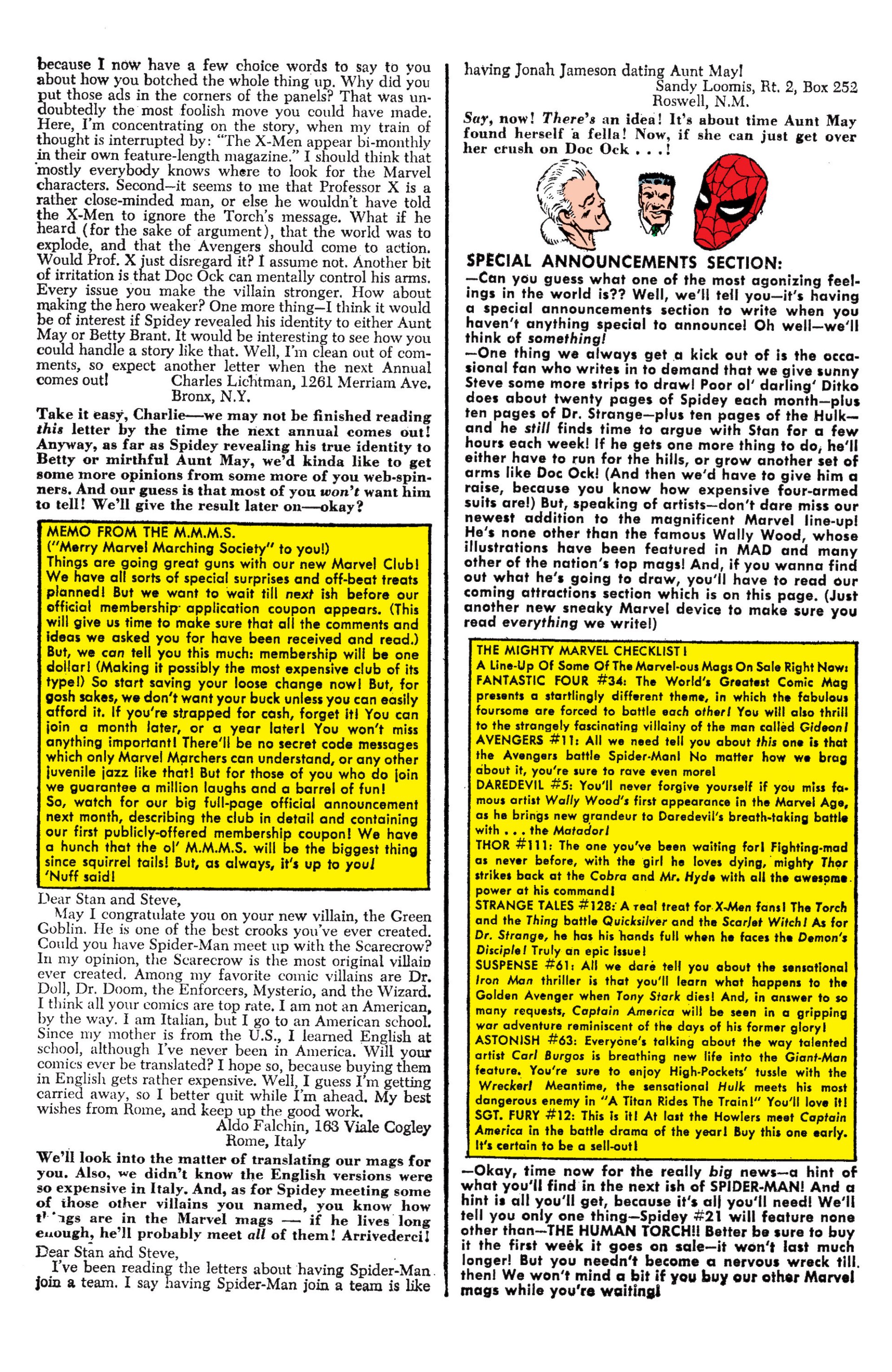 Read online The Amazing Spider-Man (1963) comic -  Issue #20 - 24
