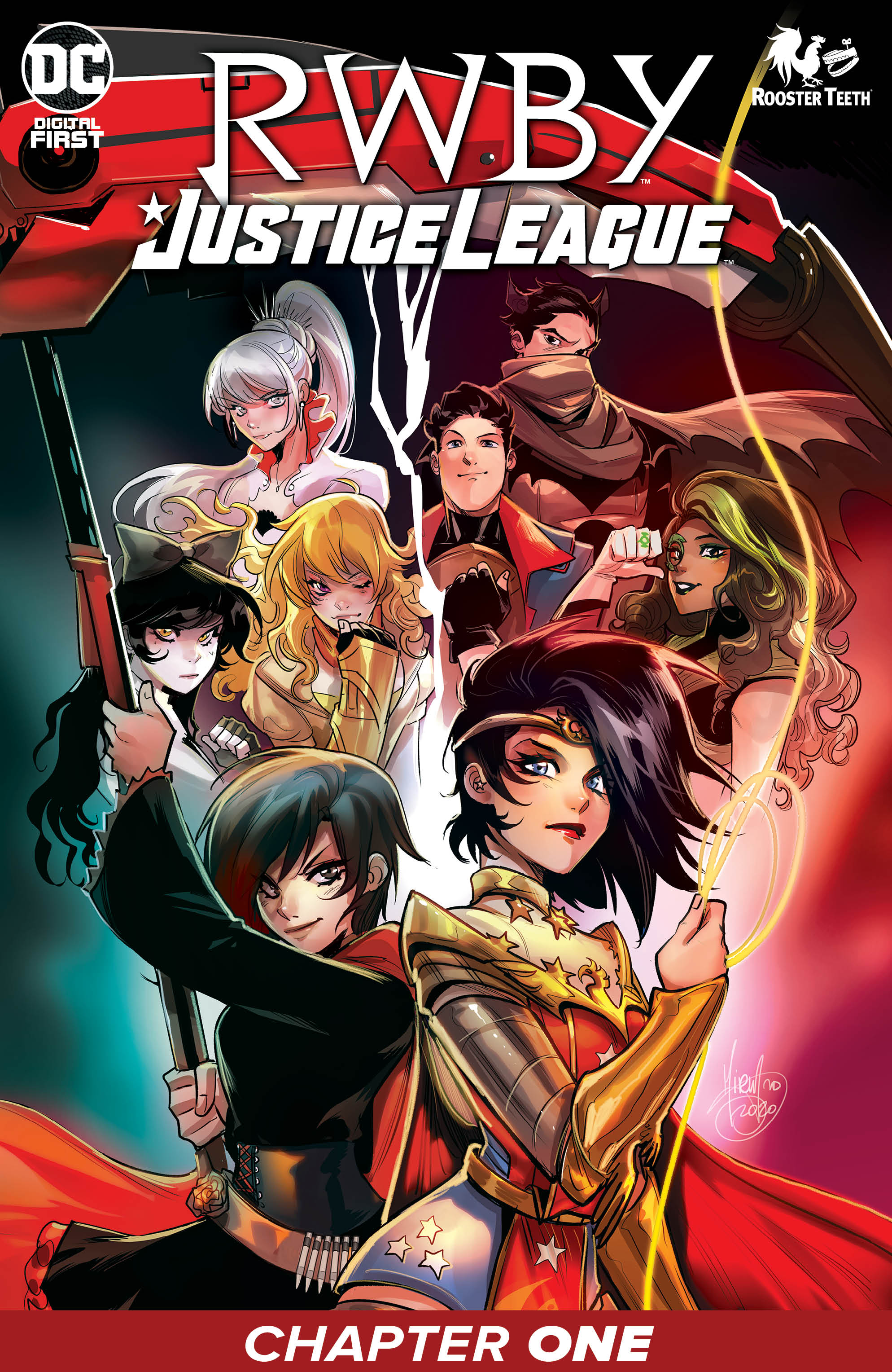 Read online RWBY/Justice League comic -  Issue #1 - 2