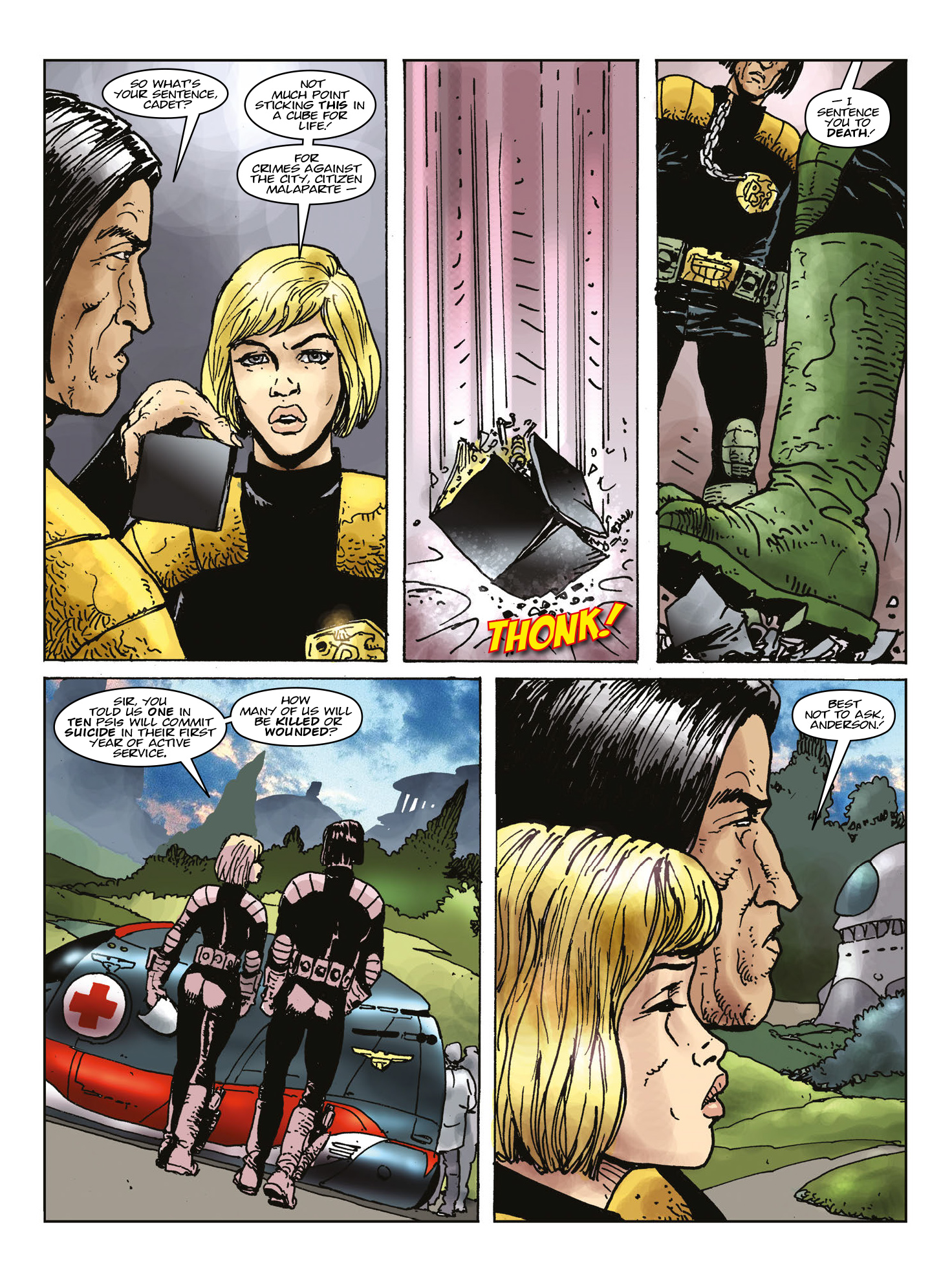 Read online Cadet Anderson: Teenage Kyx comic -  Issue # TPB - 121