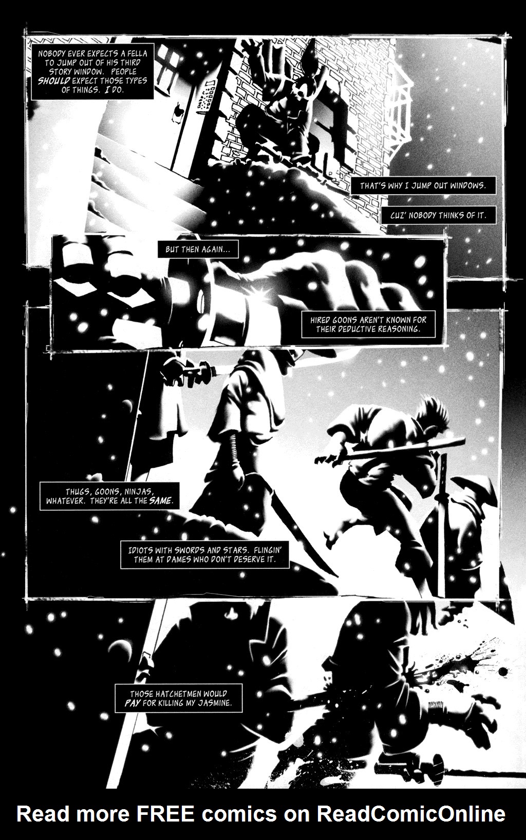Read online Sam Noir: Samurai Detective comic -  Issue #1 - 10
