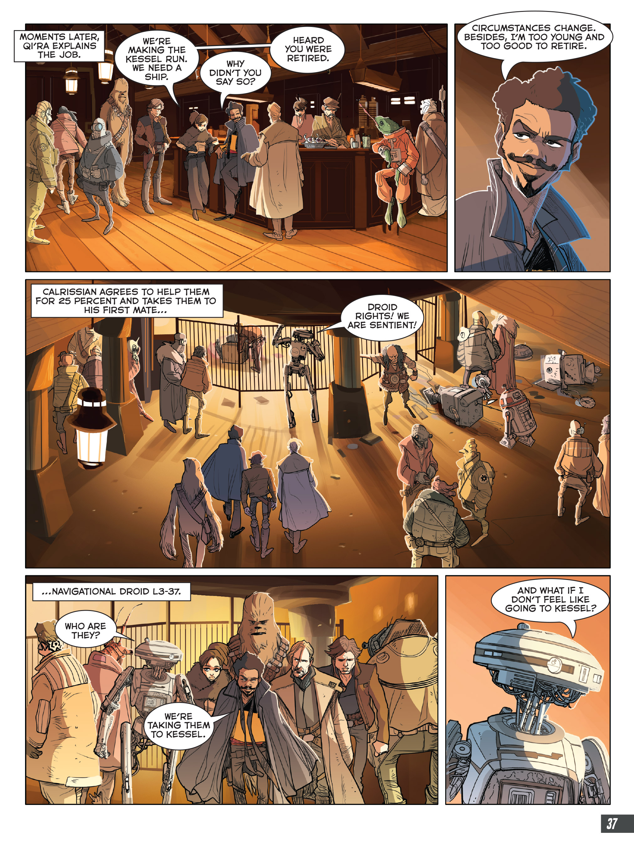 Read online Star Wars: Solo Graphic Novel Adaptation comic -  Issue # TPB - 36