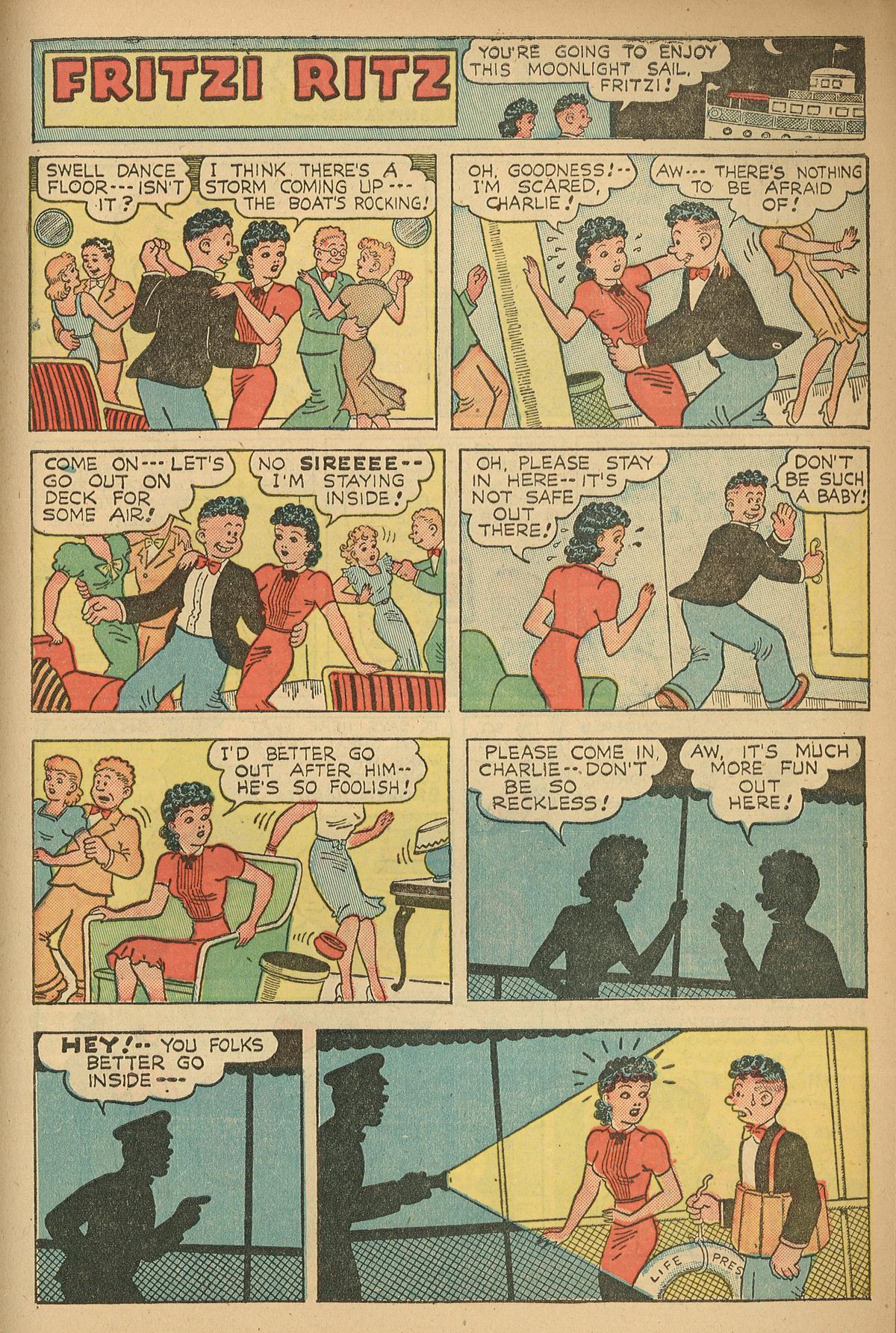 Read online Fritzi Ritz (1948) comic -  Issue #4 - 7