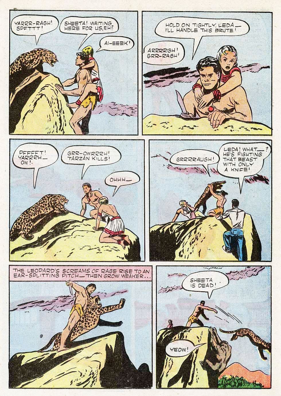 Read online Tarzan (1948) comic -  Issue #18 - 25