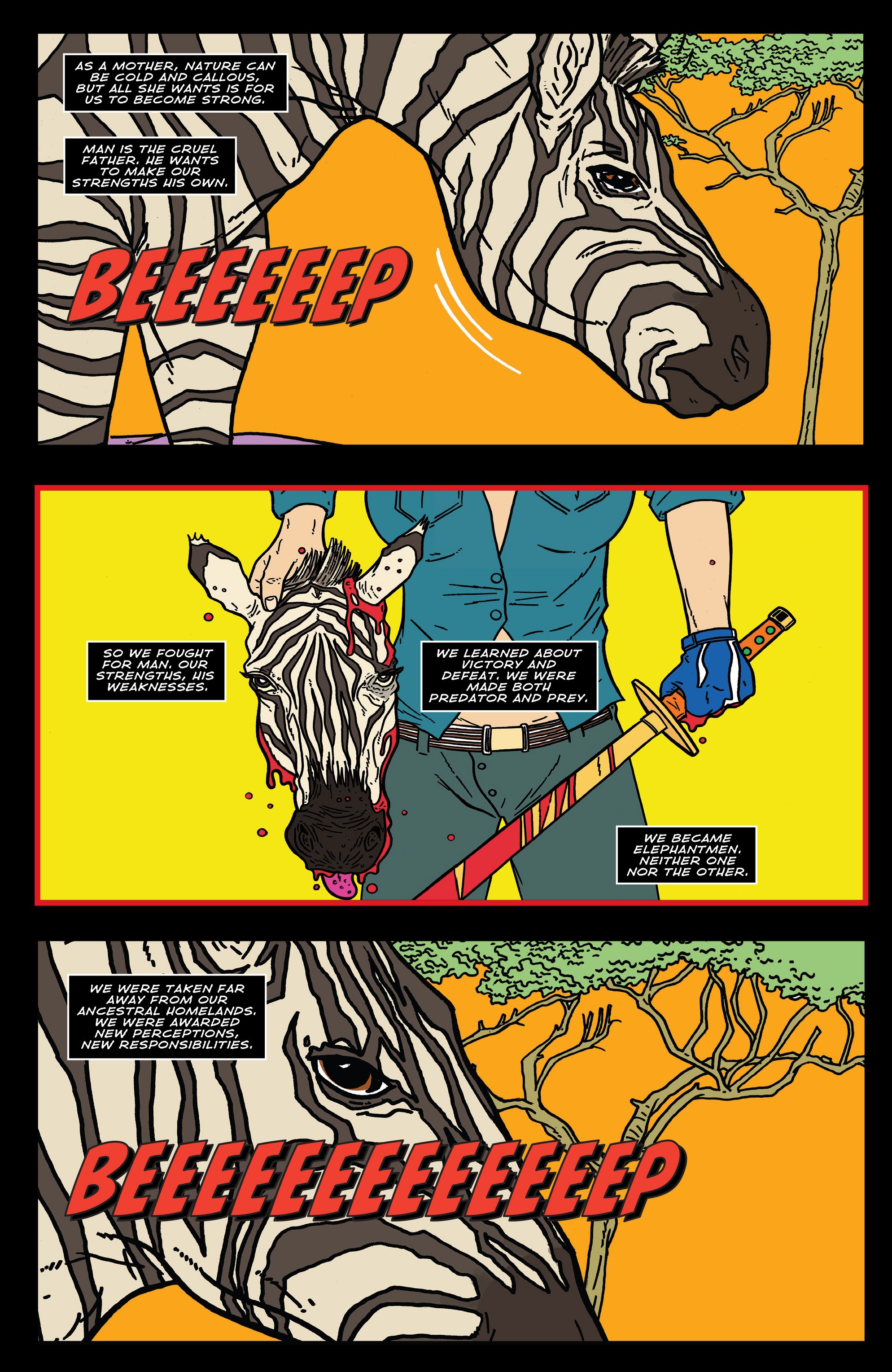 Read online Shaky Kane: Elephantmen & Monsters comic -  Issue # TPB - 52
