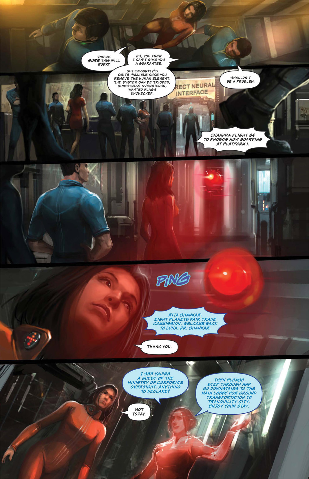 Read online Shrapnel: Hubris comic -  Issue #2 - 10