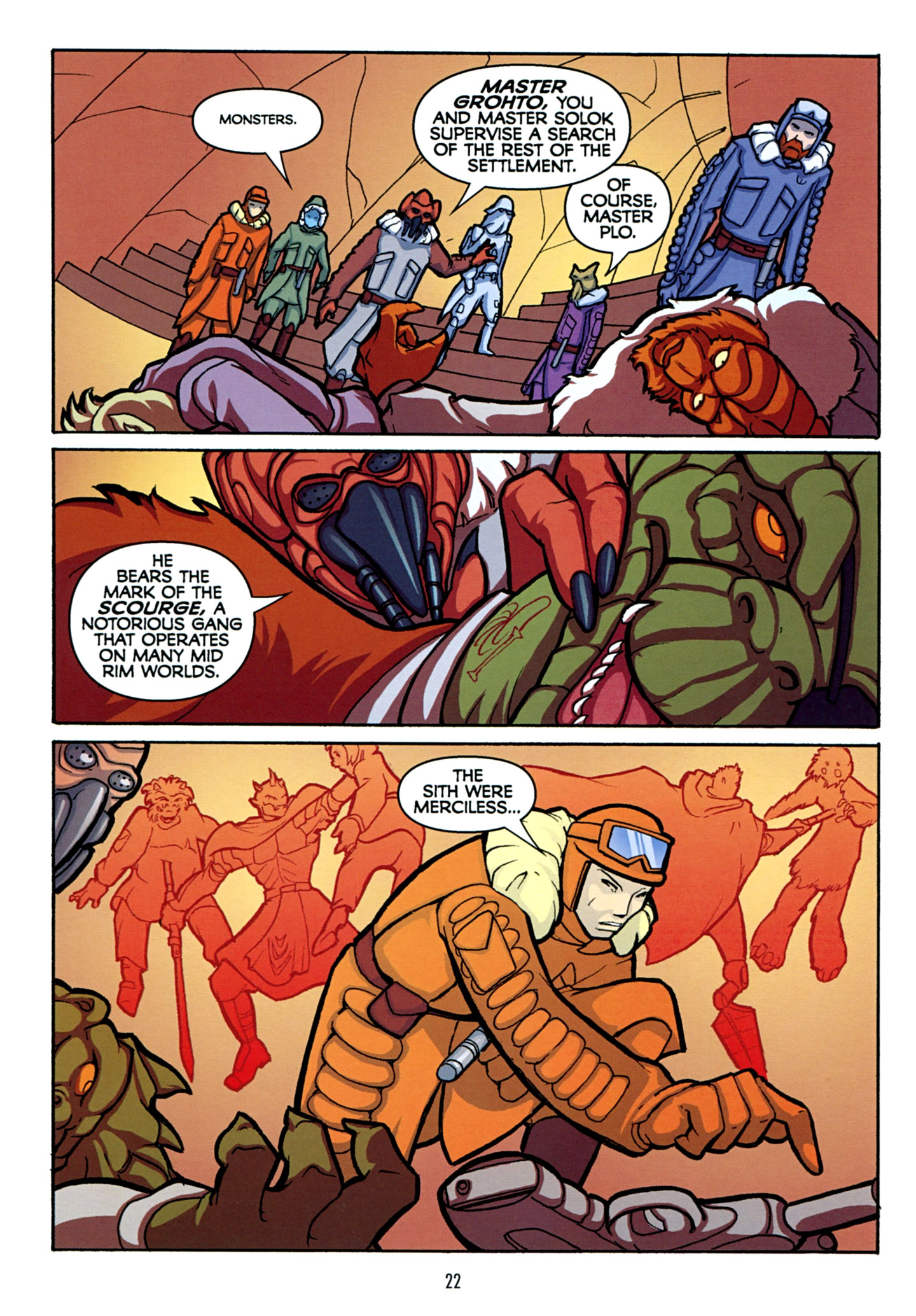 Read online Star Wars: The Clone Wars - The Sith Hunters comic -  Issue # Full - 23