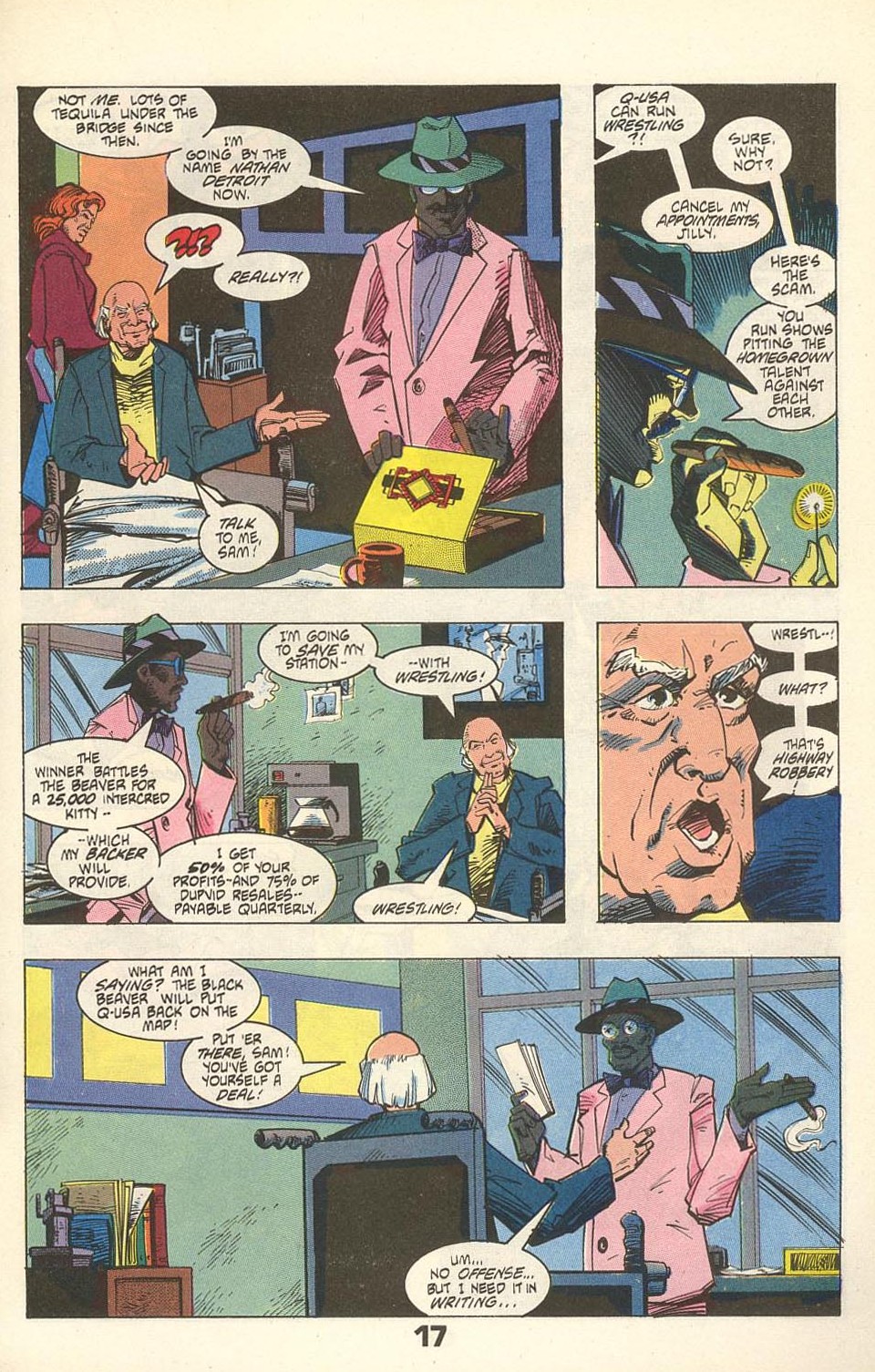 Read online American Flagg! comic -  Issue #31 - 21