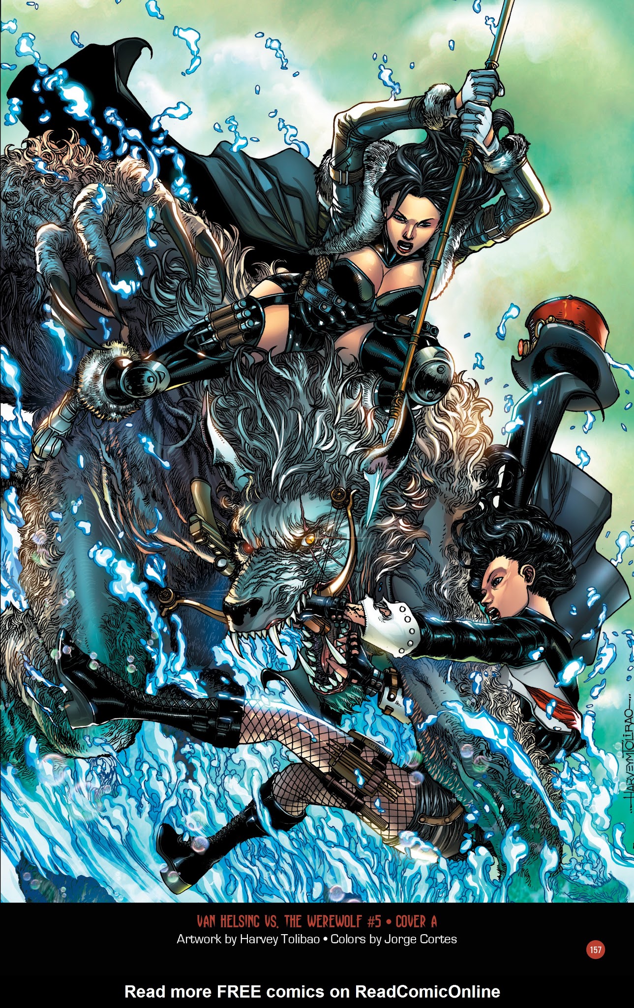 Read online Van Helsing vs. Werewolf comic -  Issue # _TPB 1 - 157