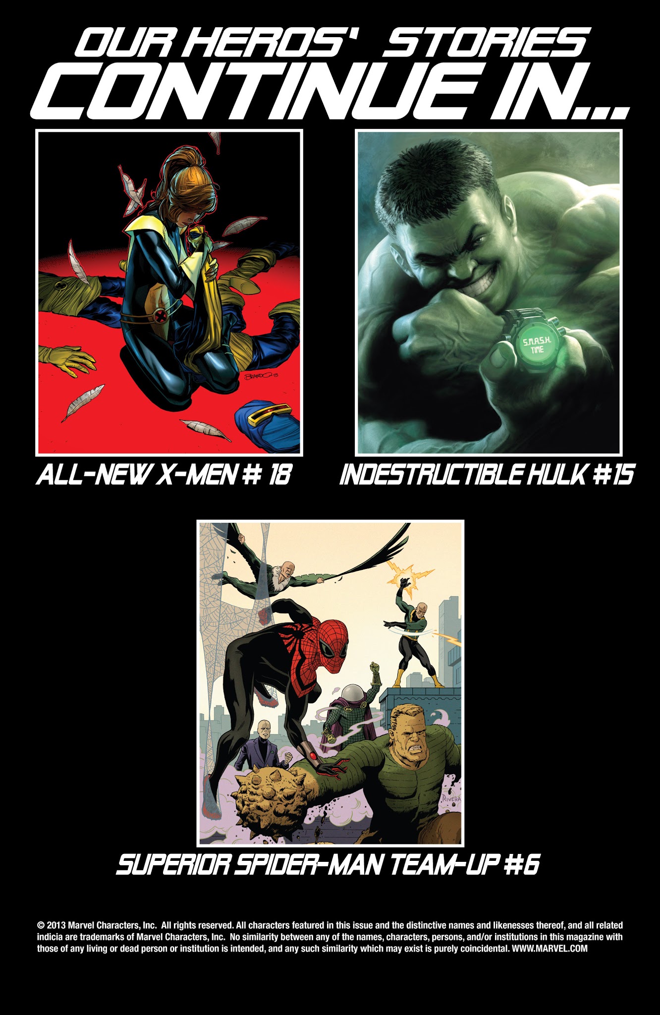 Read online All-New X-Men/Indestructible Hulk/Superior Spider-Man: The Arms of The Octopus comic -  Issue # Full - 92