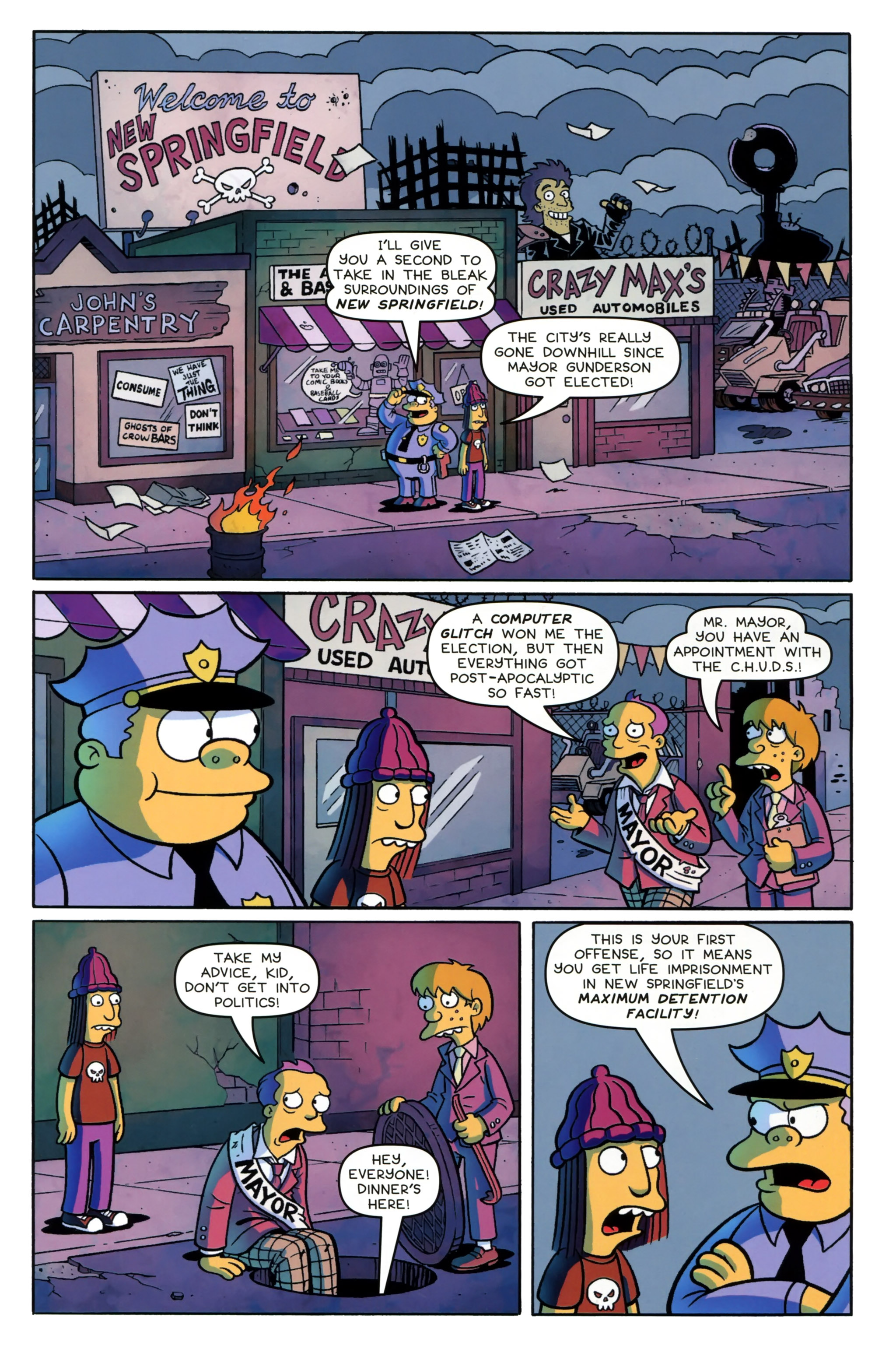 Read online Simpsons One-Shot Wonders: Jimbo comic -  Issue # Full - 5