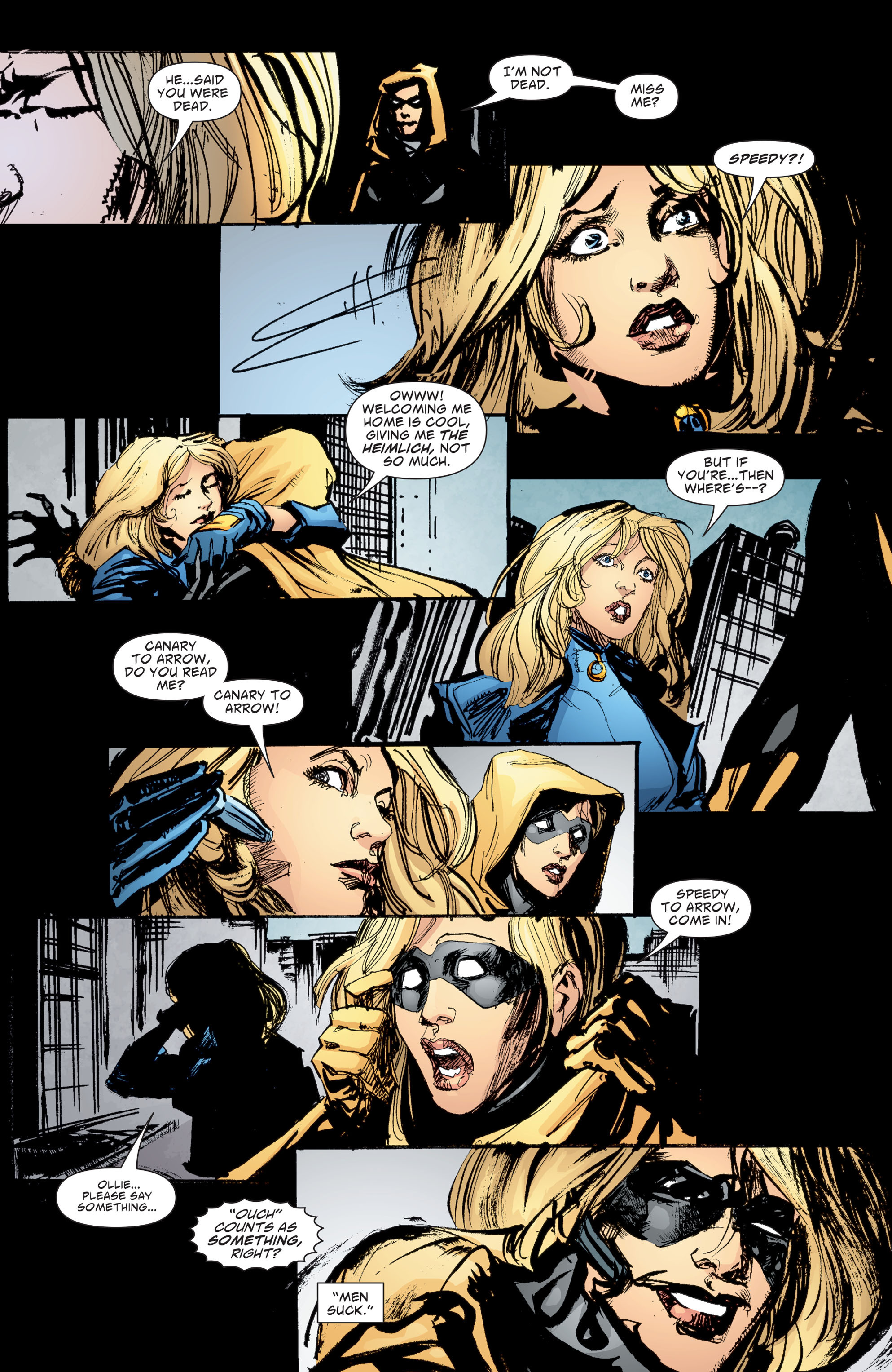 Read online Green Arrow/Black Canary comic -  Issue #24 - 28