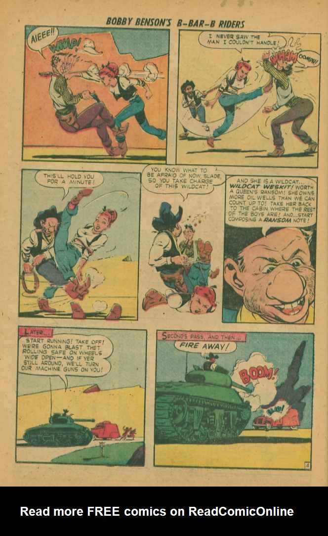 Read online Bobby Benson's B-Bar-B Riders comic -  Issue #12 - 6