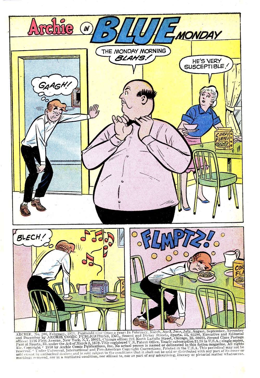 Read online Archie (1960) comic -  Issue #206 - 3
