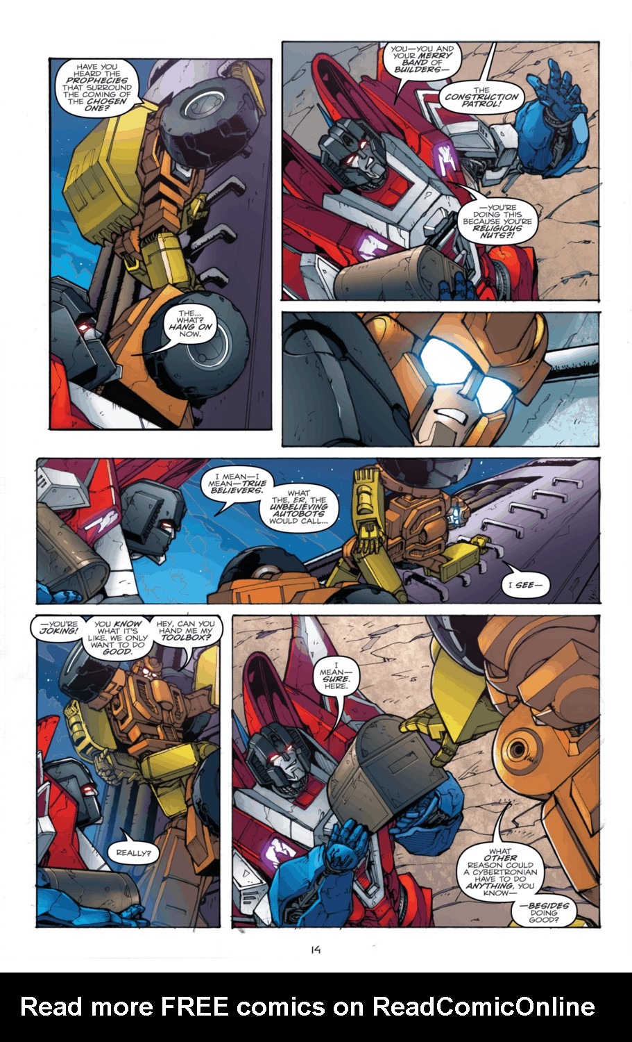 Read online Transformers: Robots In Disguise (2012) comic -  Issue #20 - 17