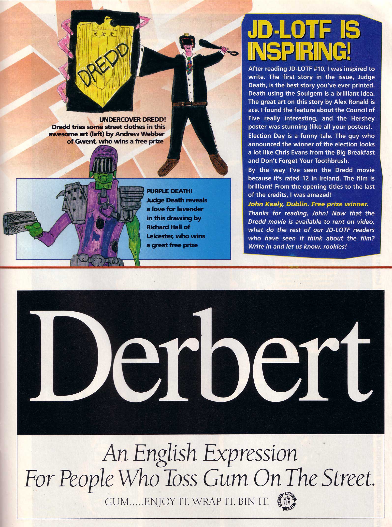 Read online Judge Dredd Lawman of the Future comic -  Issue #15 - 24