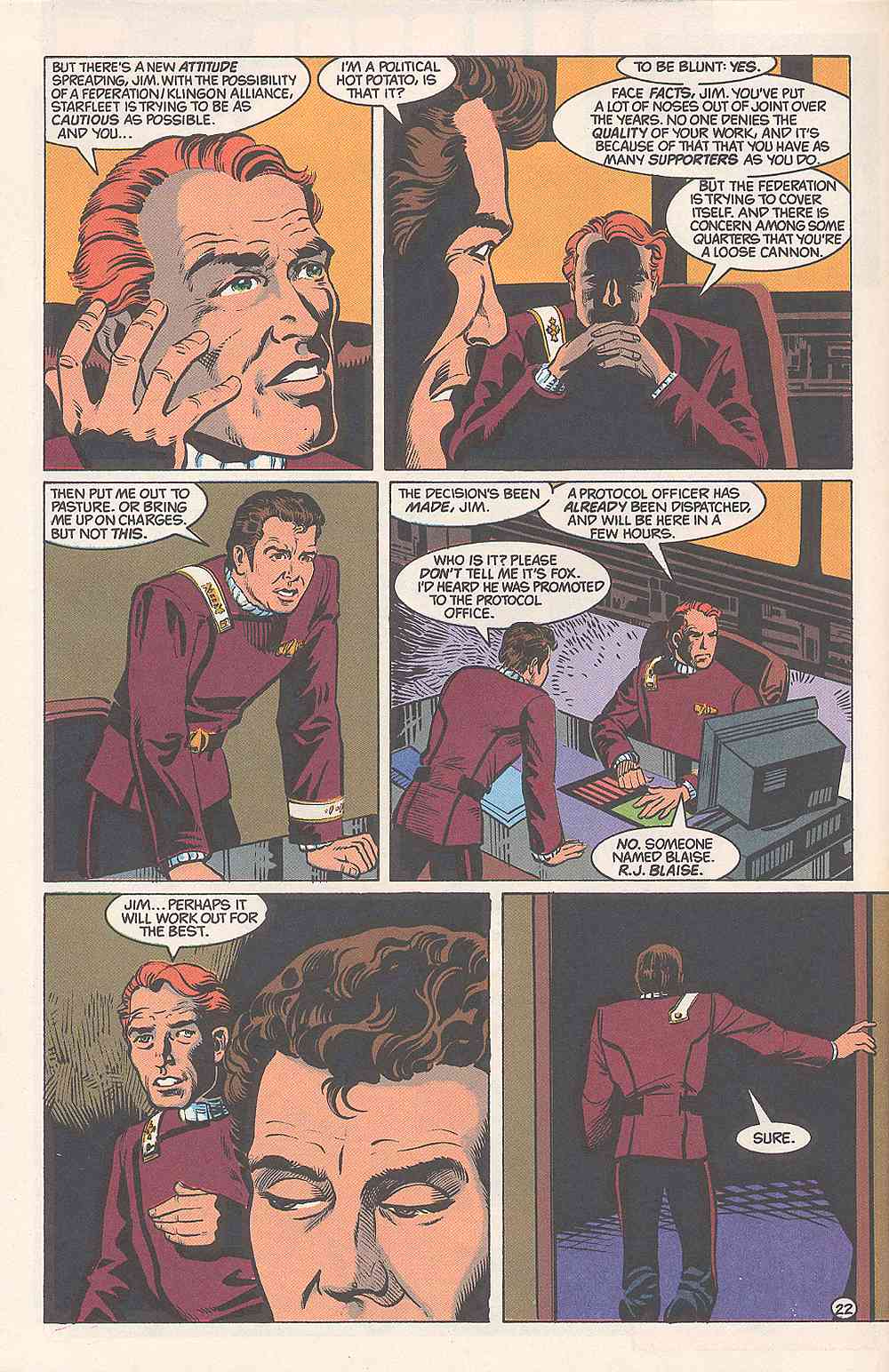 Read online Star Trek (1989) comic -  Issue #4 - 27