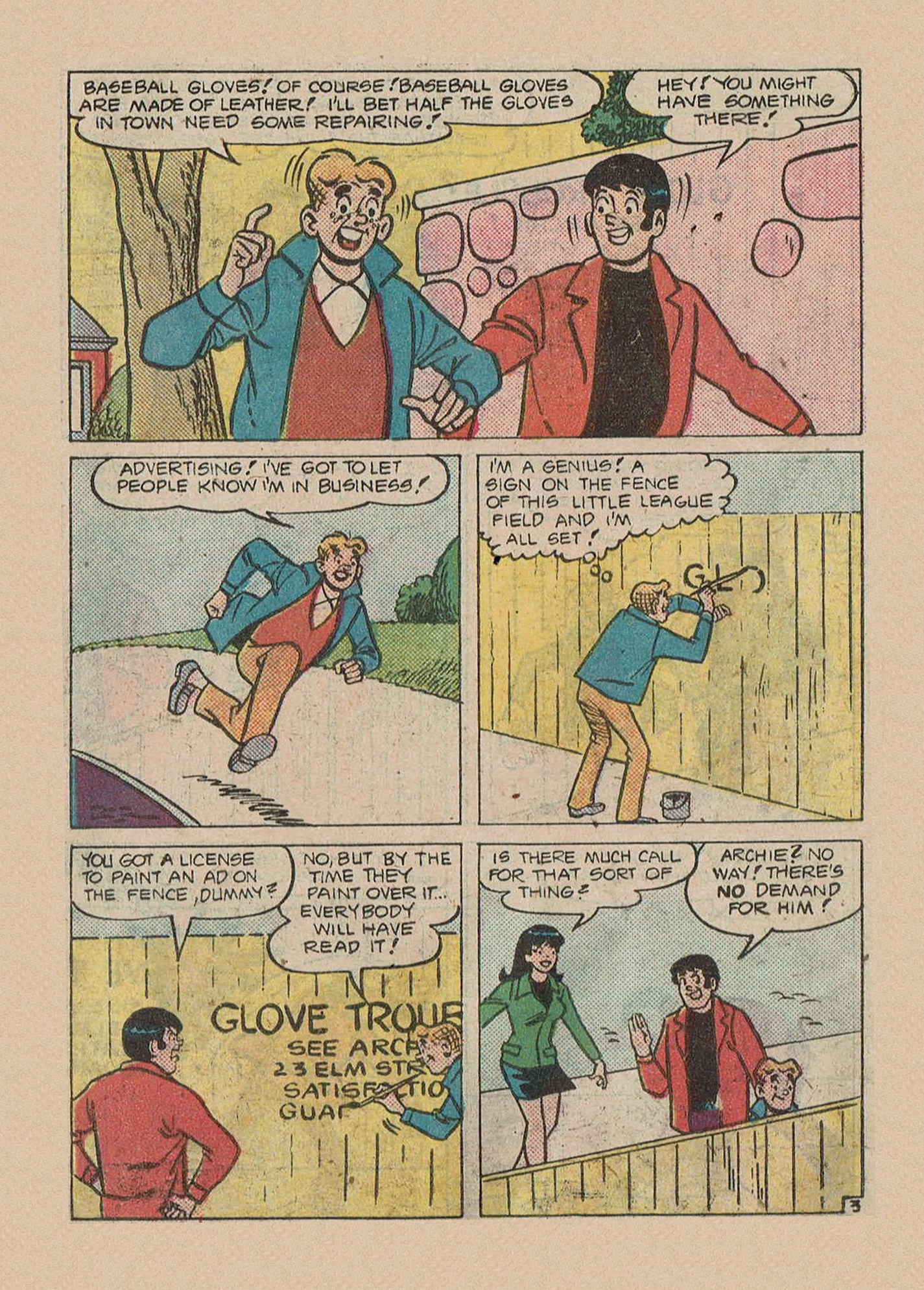 Read online Archie Annual Digest Magazine comic -  Issue #52 - 127