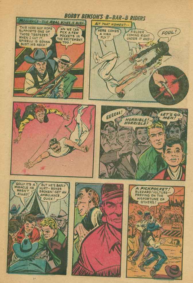 Read online Bobby Benson's B-Bar-B Riders comic -  Issue #9 - 14