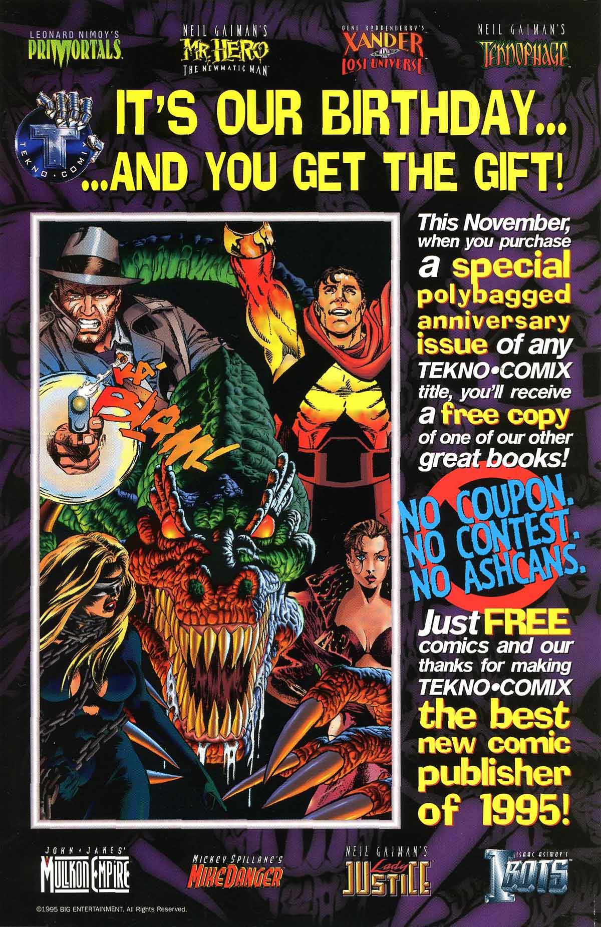 Read online Leonard Nimoy's Primortals (1995) comic -  Issue #12 - 34