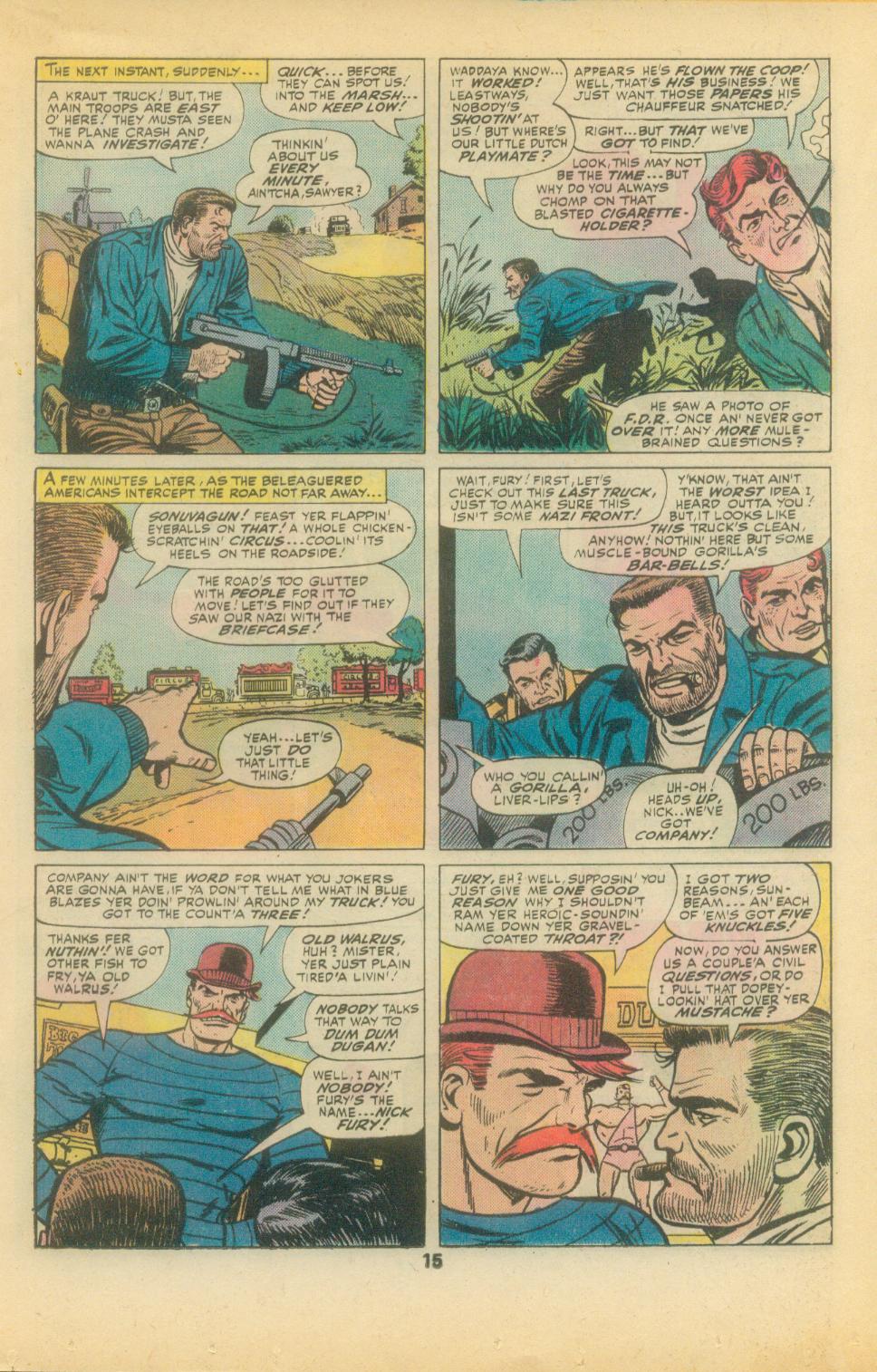 Read online Sgt. Fury comic -  Issue #136 - 17