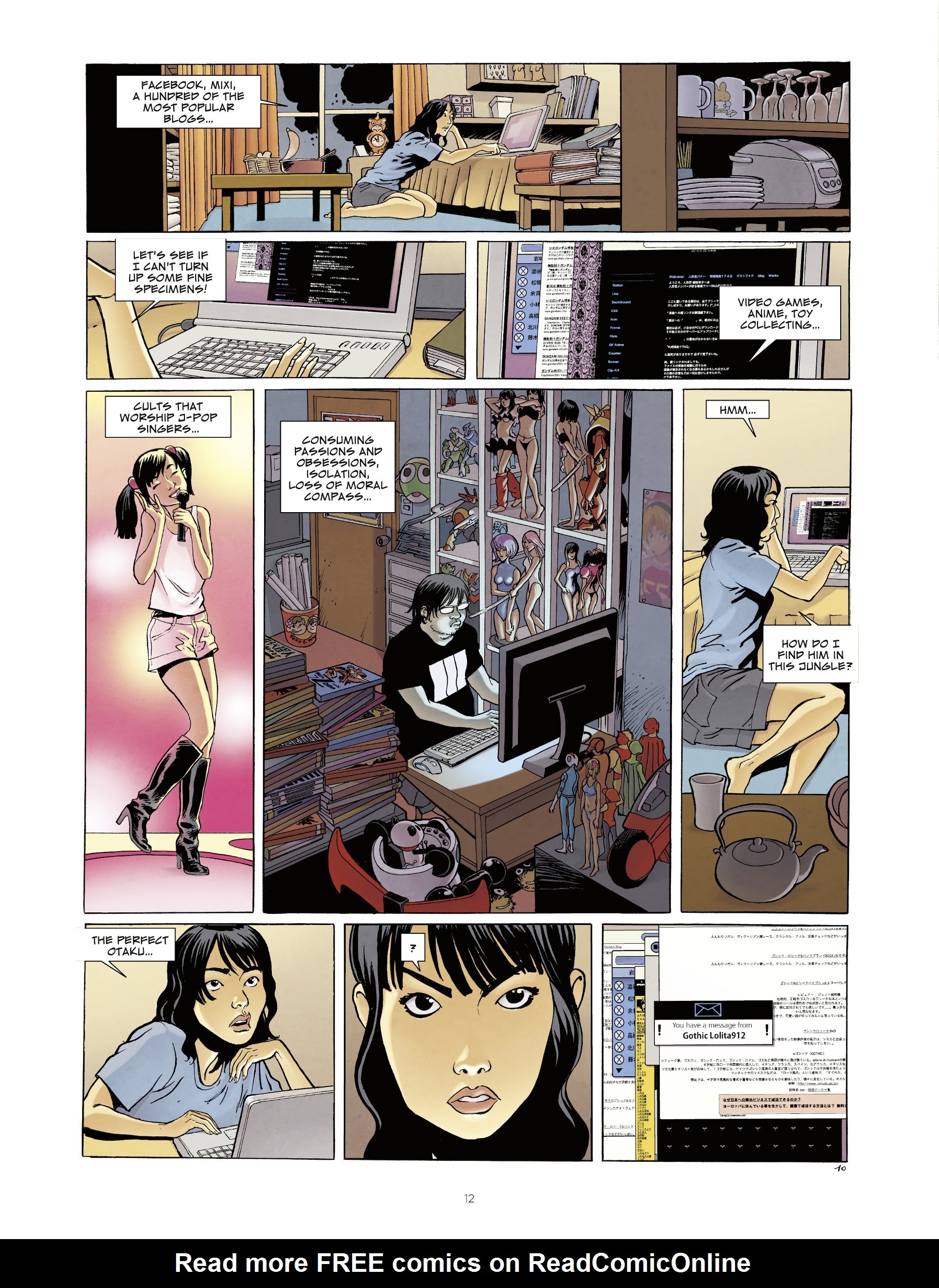 Read online Otaku Blue comic -  Issue #1 - 12
