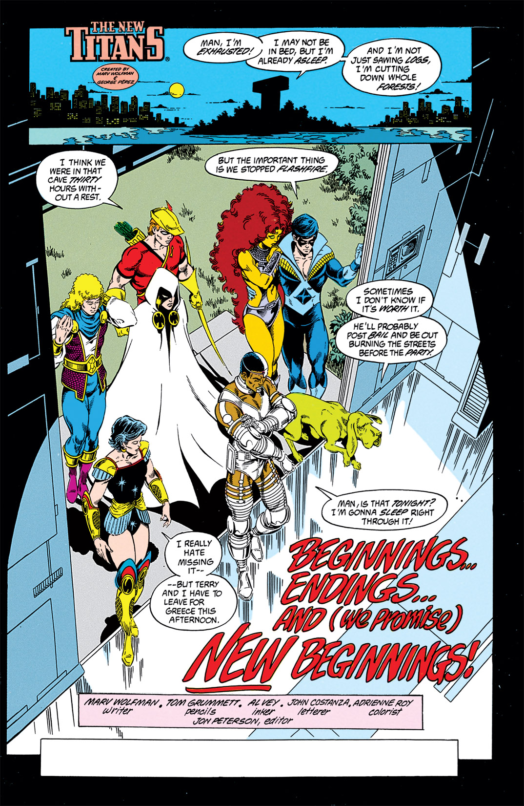 Read online The New Titans (1988) comic -  Issue #71 - 2