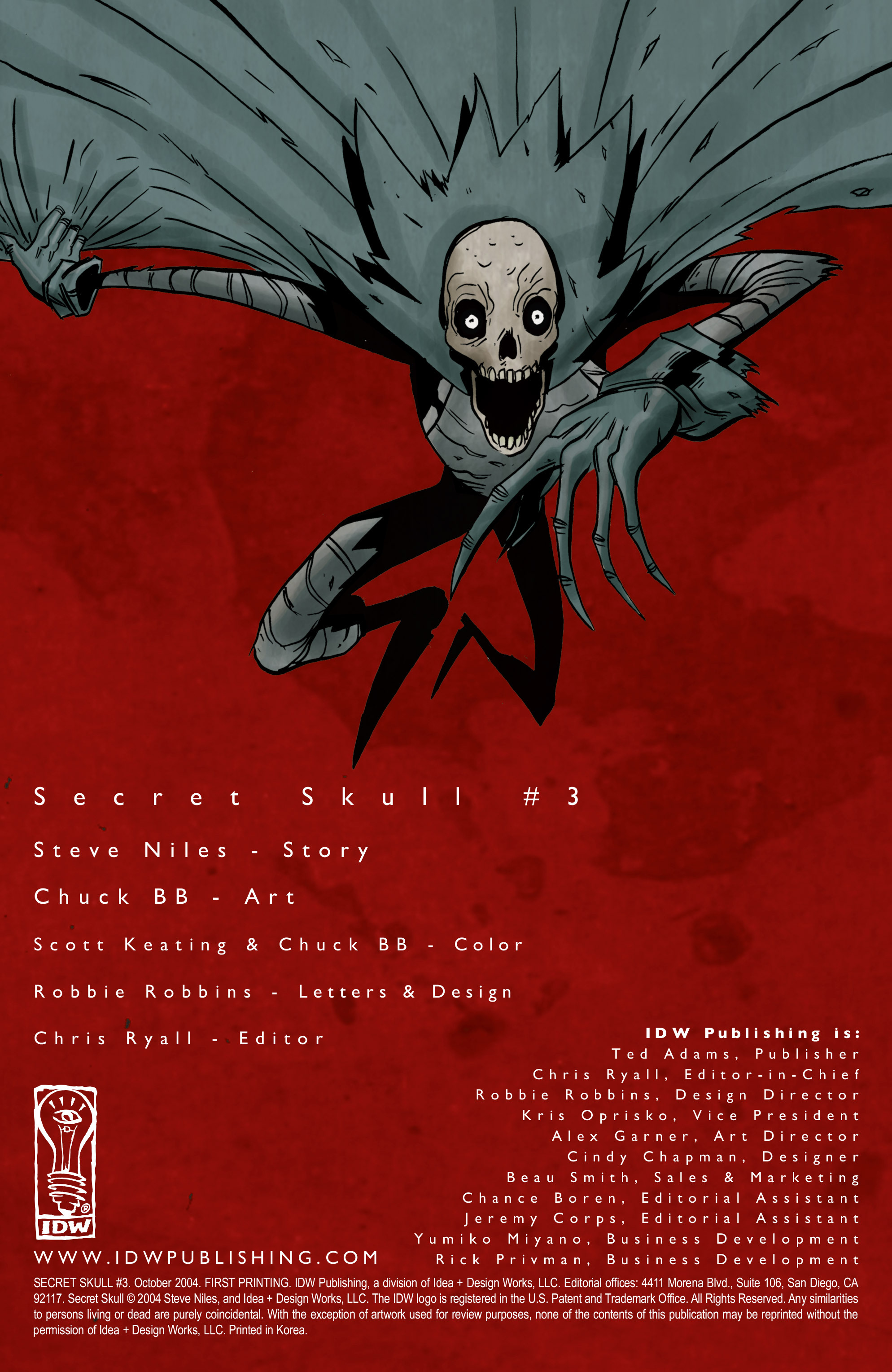 Read online Secret Skull comic -  Issue #3 - 2