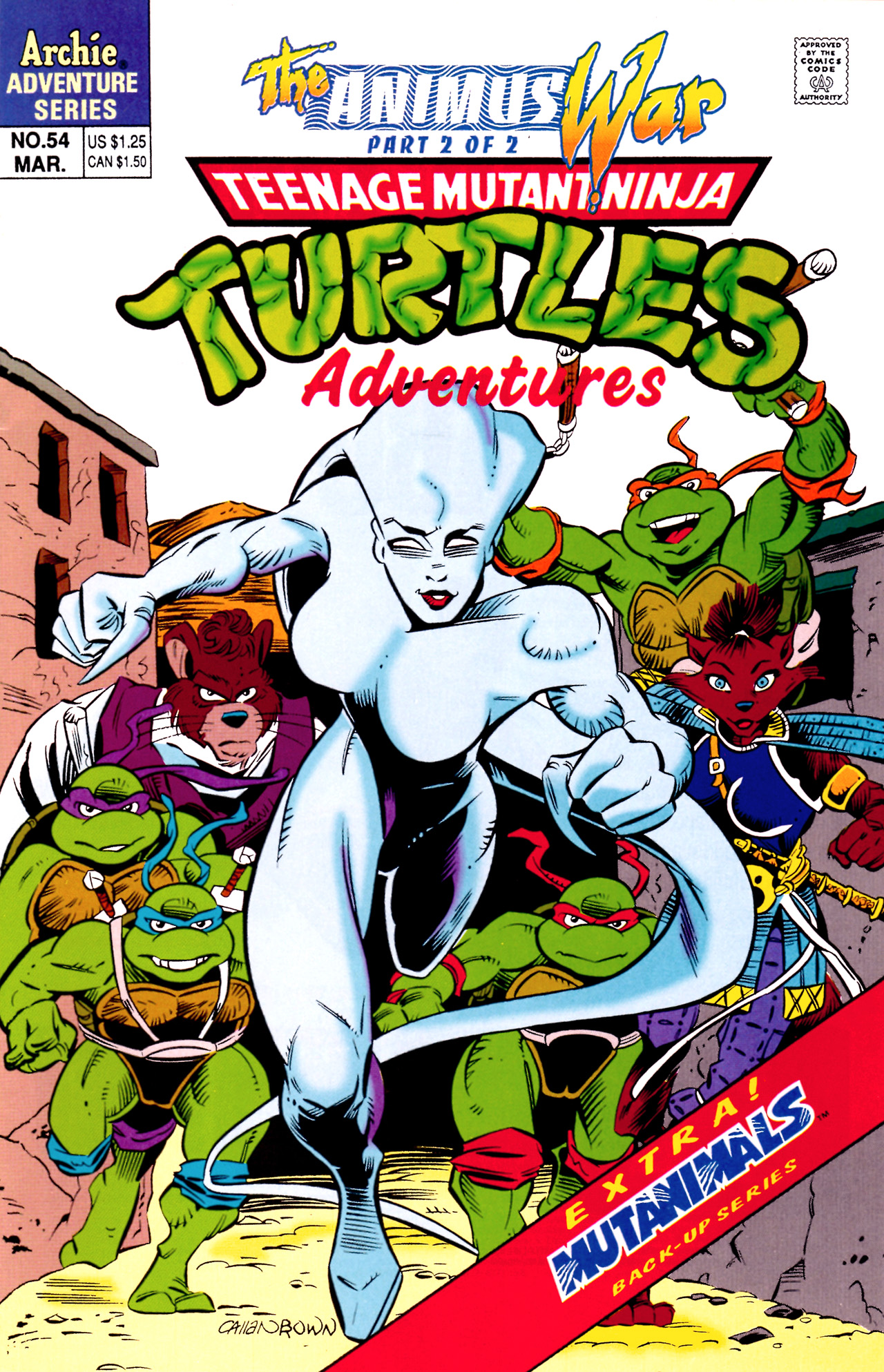 Read online Teenage Mutant Ninja Turtles Adventures (1989) comic -  Issue #54 - 1
