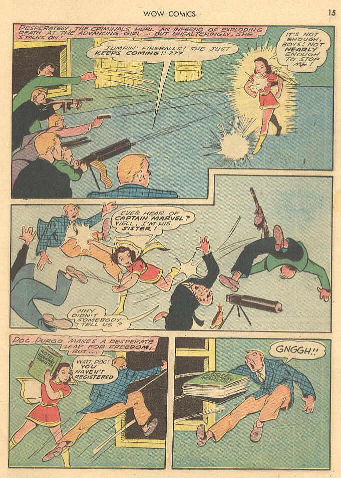 Read online Wow Comics comic -  Issue #10 - 16