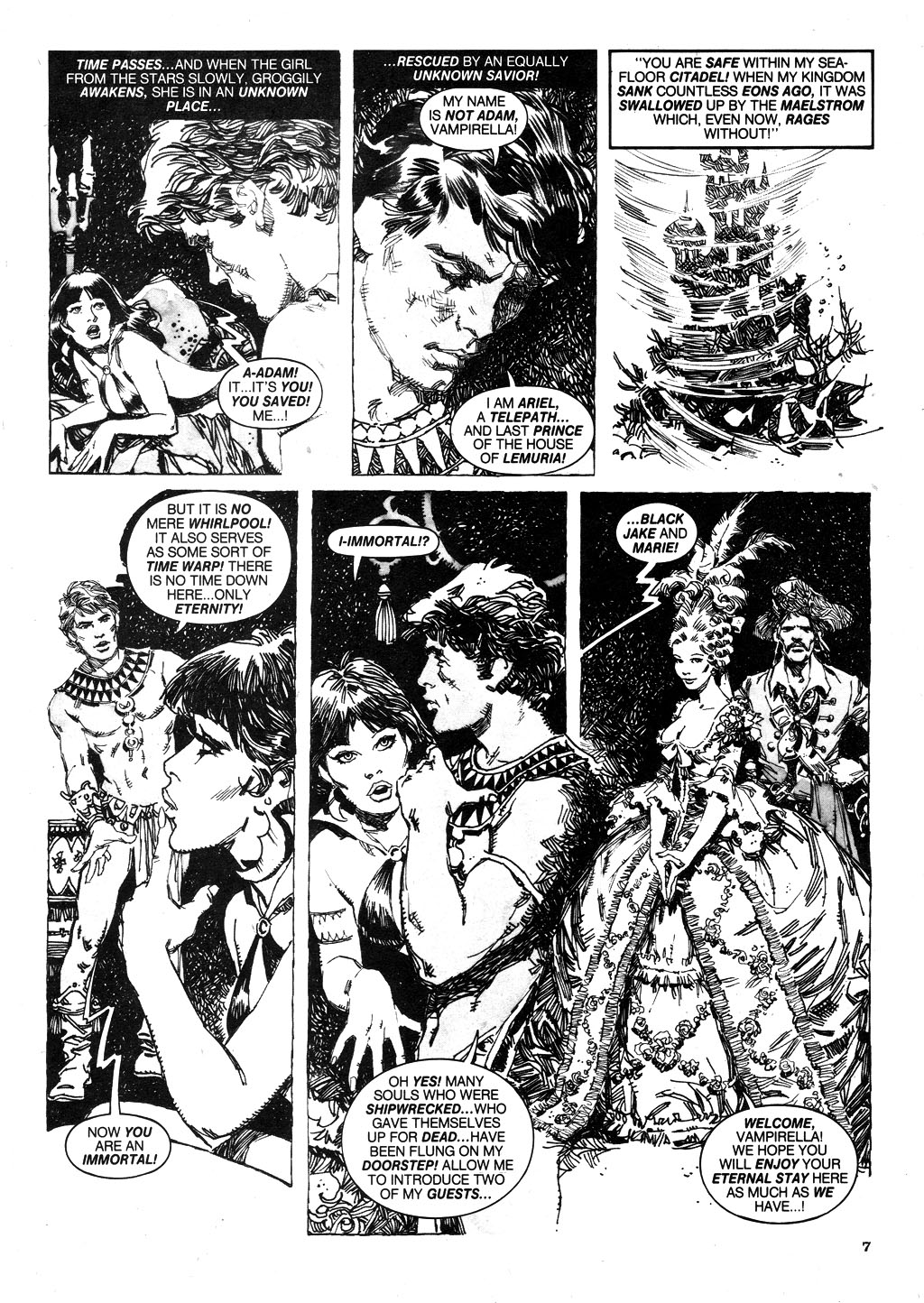 Read online Vampirella (1969) comic -  Issue #103 - 7